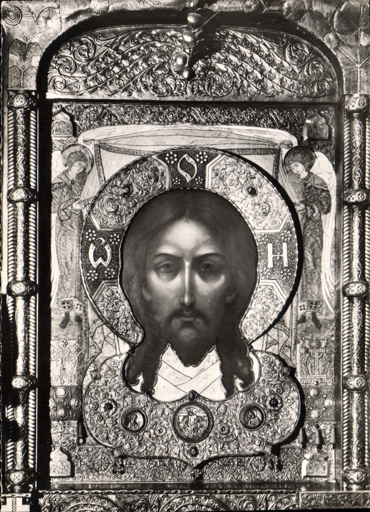 CPSM Russe de Nice Cathedrale Orthodoxe Russe de Nice La Sainte Face de N S J Christe