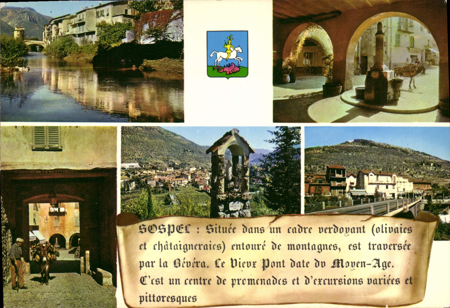 CPSM Sospel Altitude 360 metres