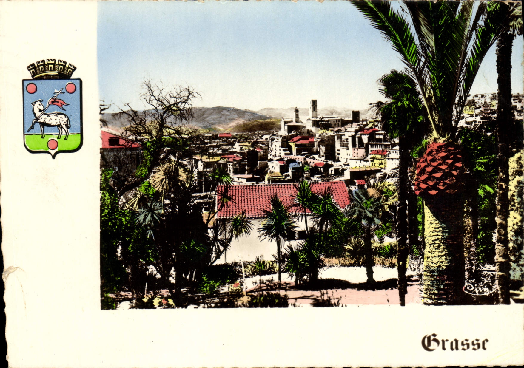 CPSM Grasse (A M) Echappee sur la ville
