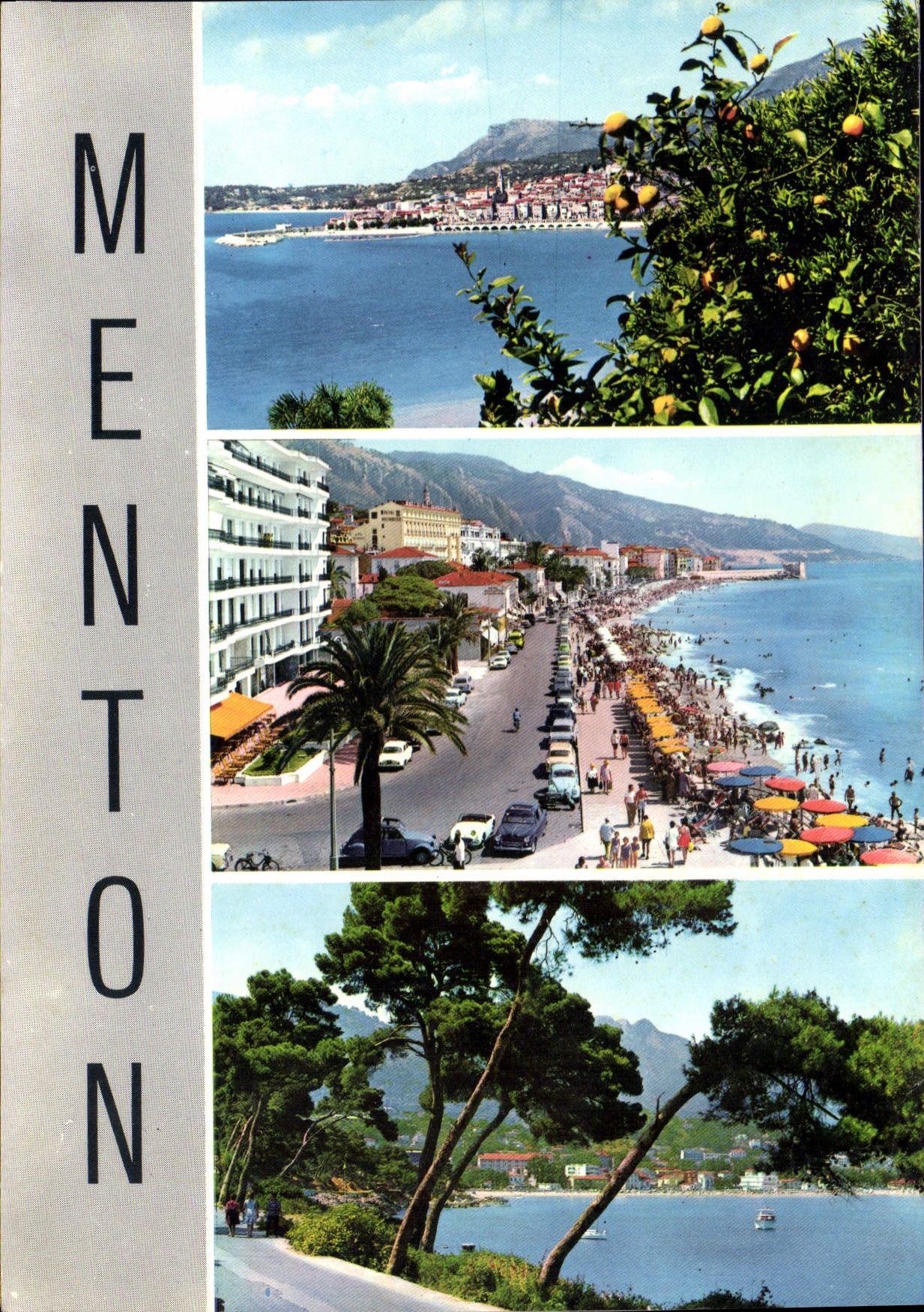 CPSM Menton La Cote d'Azur