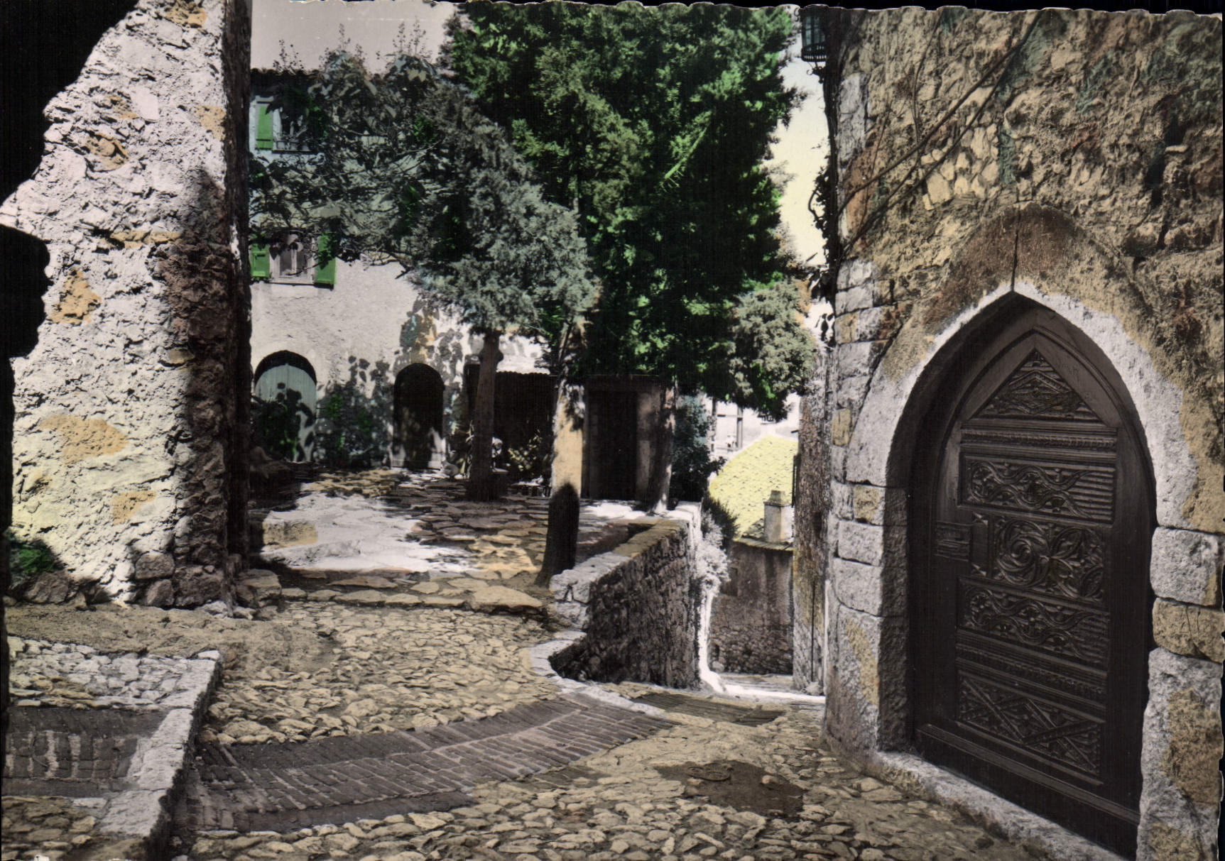 CPSM Eze Village (A M) Place du Planet