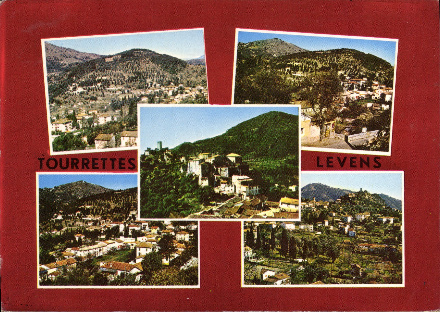 CPSM Tourrettes Levens (A M)