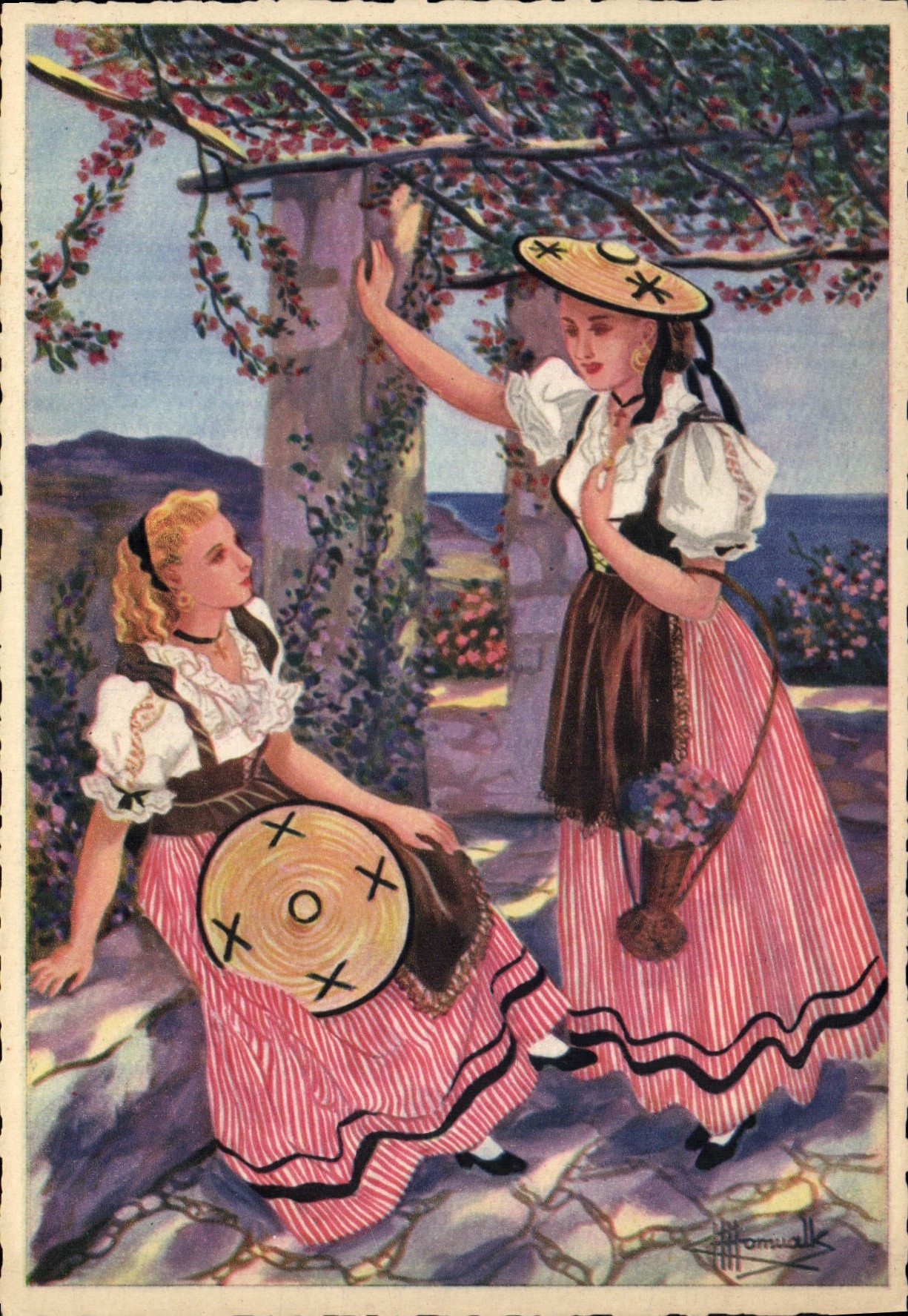 CPSM Cote d'Azur sous La Pergola