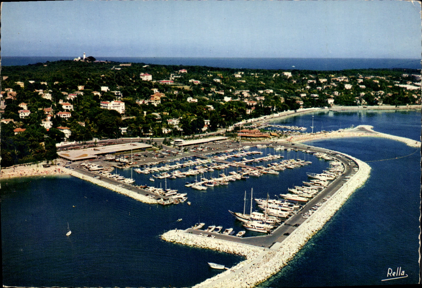 CPSM Juan les Pins Cap d'Antibes La Cote d'Azur Le port Gallice