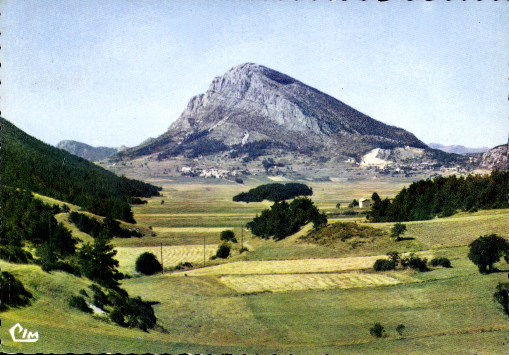 CPSM Caille pres d'Andon Caille et le baouroux (vus d'Andon)