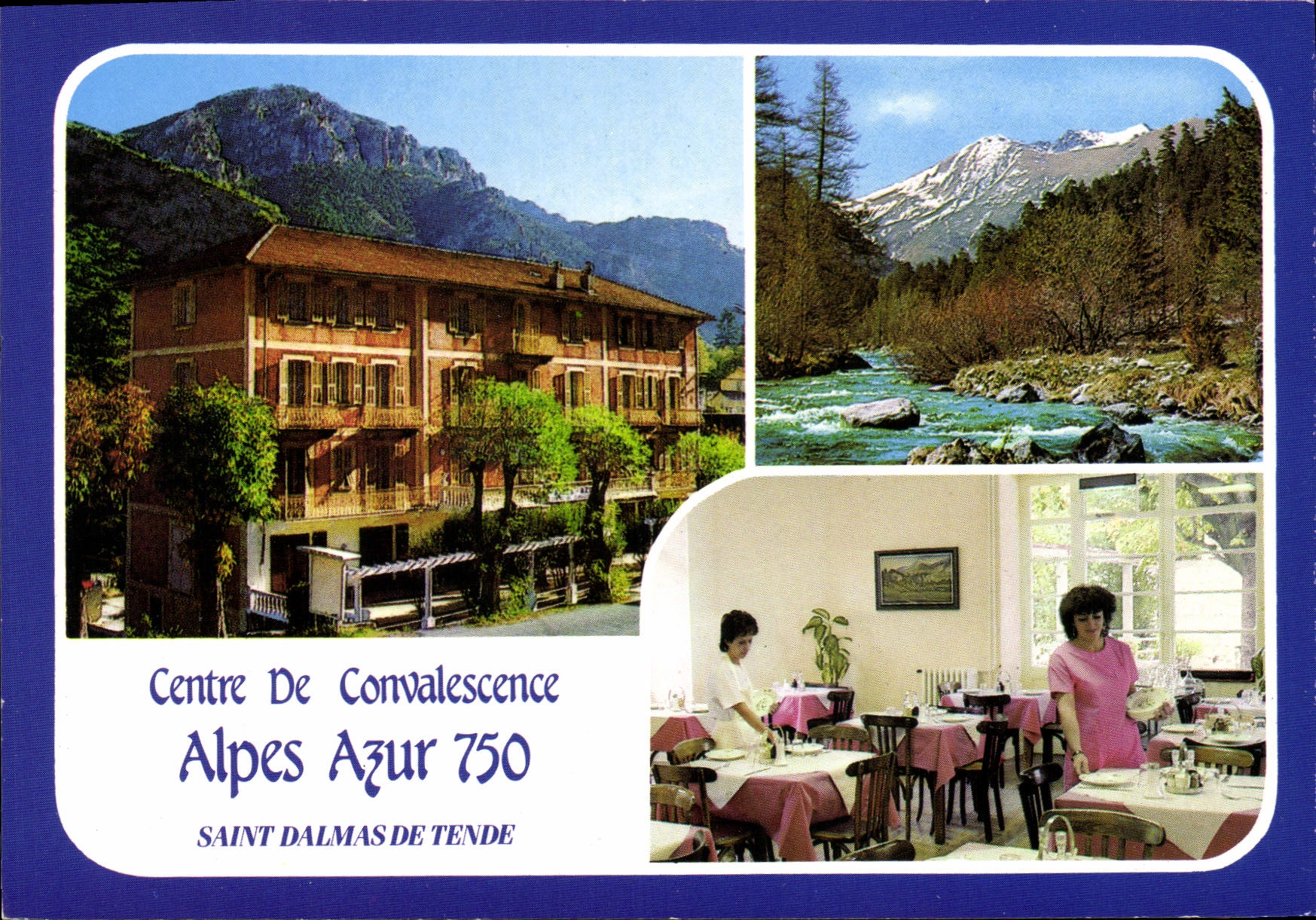 CPSM Saint Dalmas de Tende Centre de Convalescence Alpes Azur