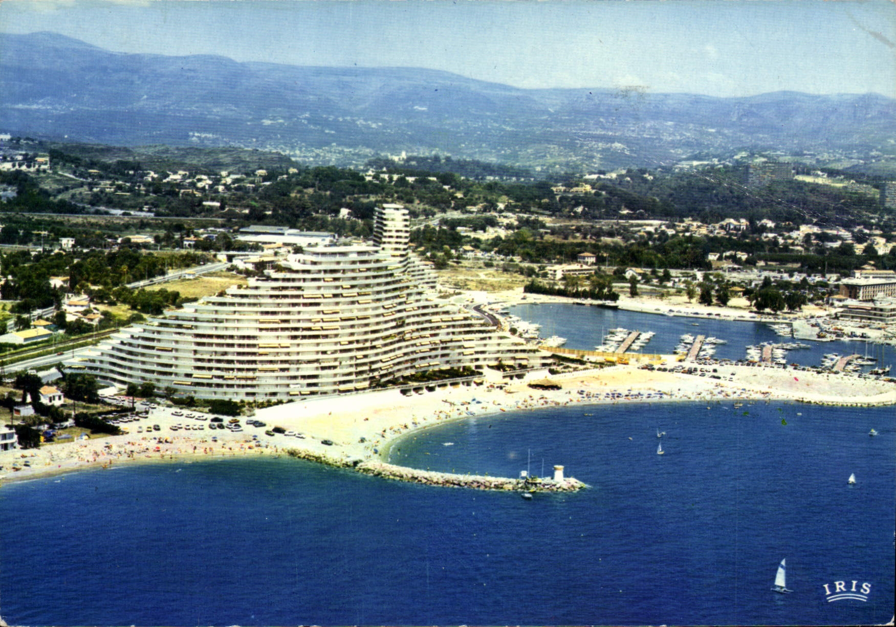 CPSM Villeneuve Loubet (A M) Reflet de la Cote d'Azur Marina Baie des Anges Vue generale