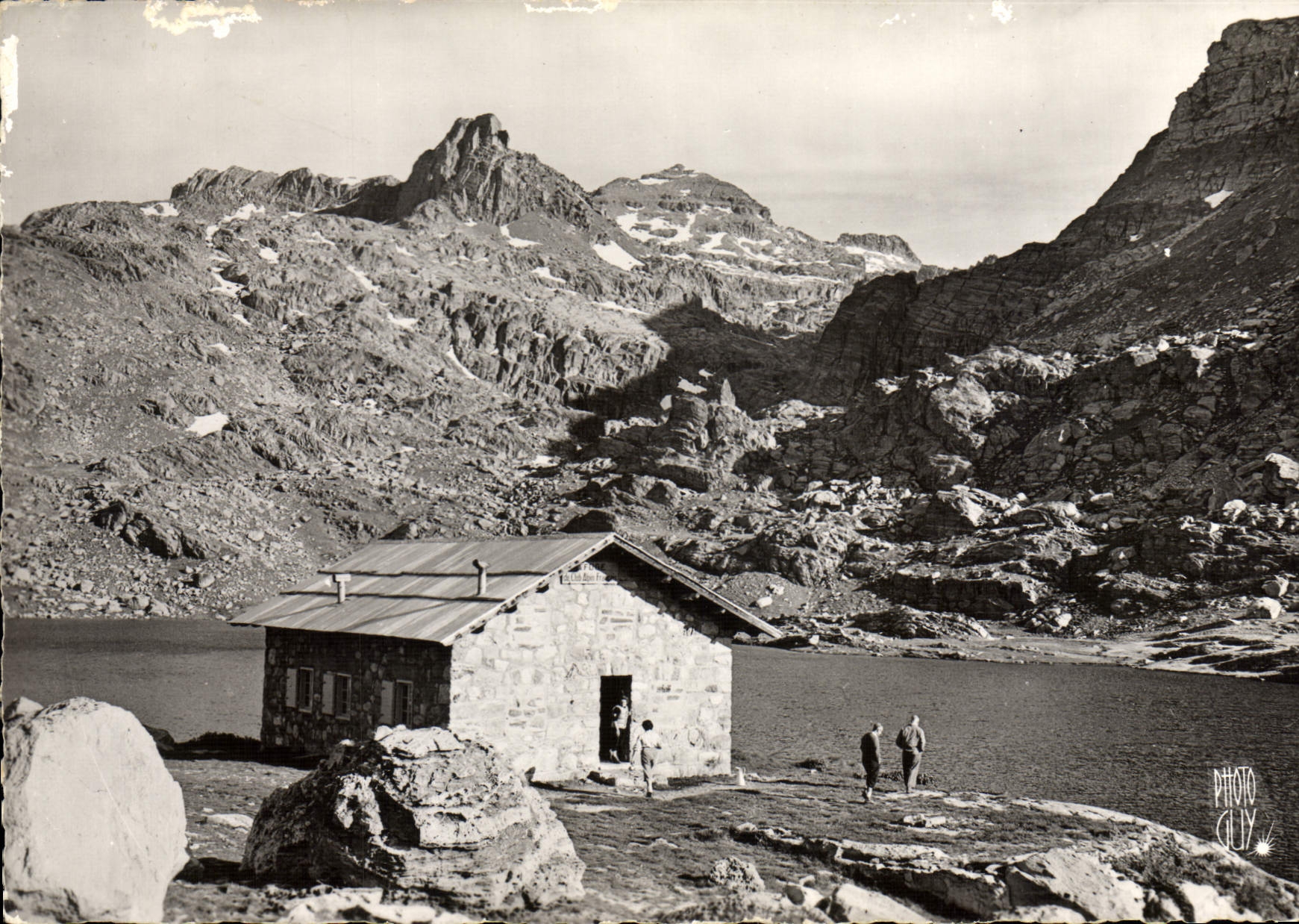 CPSM Vallee des Merveilles (A M) Lac Long Superieur Le Chalet C A F