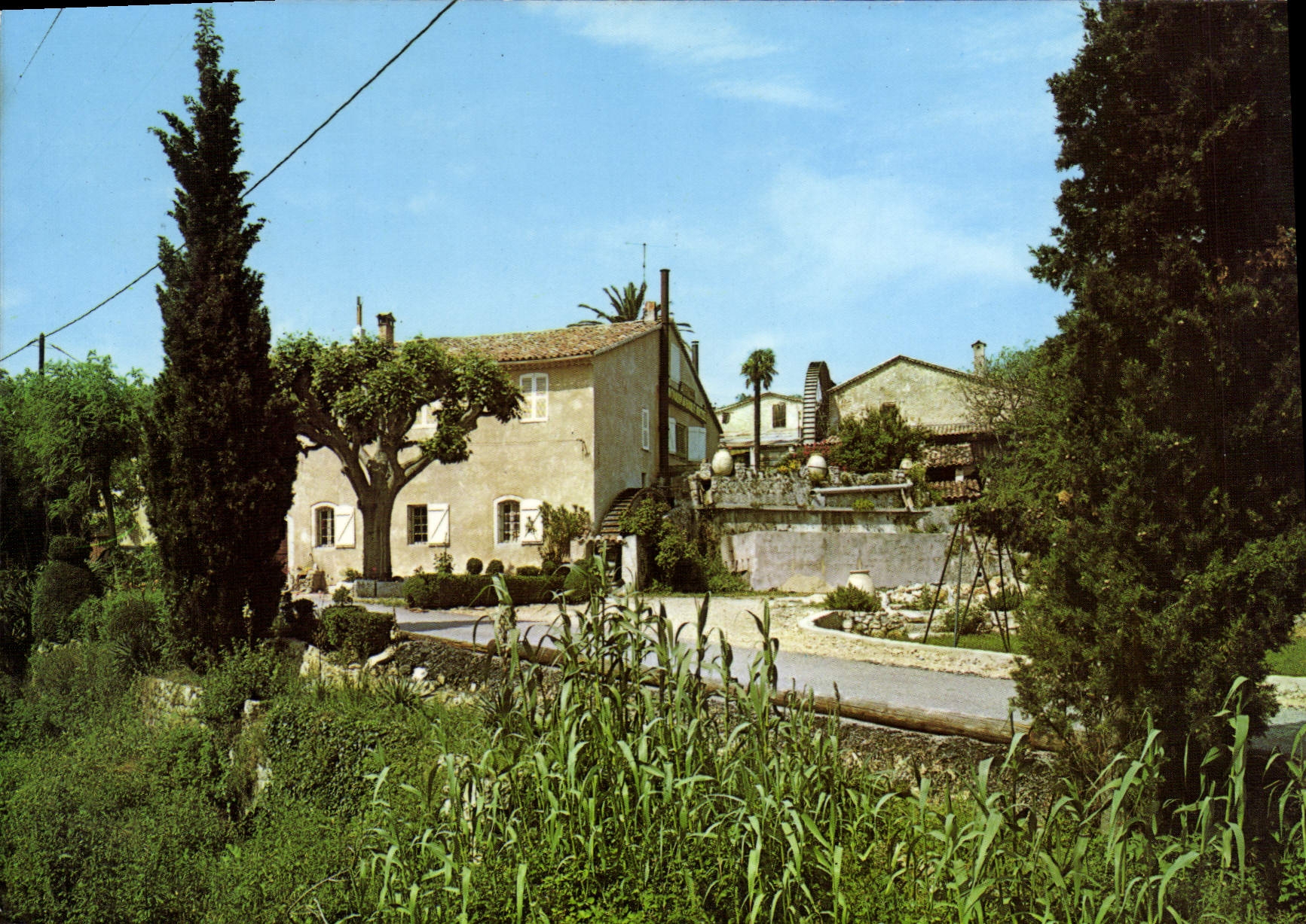 CPSM Moulin de la Brague (XVeme siecle) Roger Michel Opio (pres de Grasse)