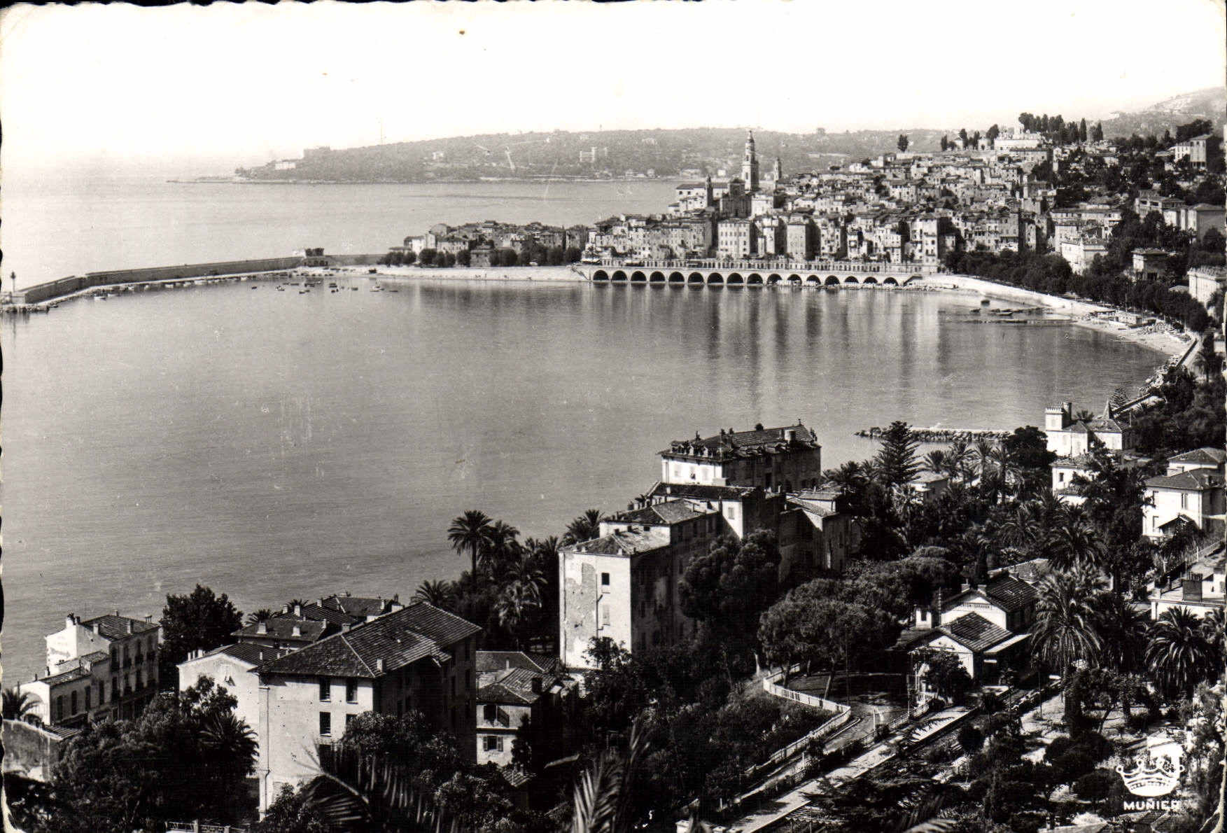 CPSM Menton Vue genersale et le Cap Maitiri
