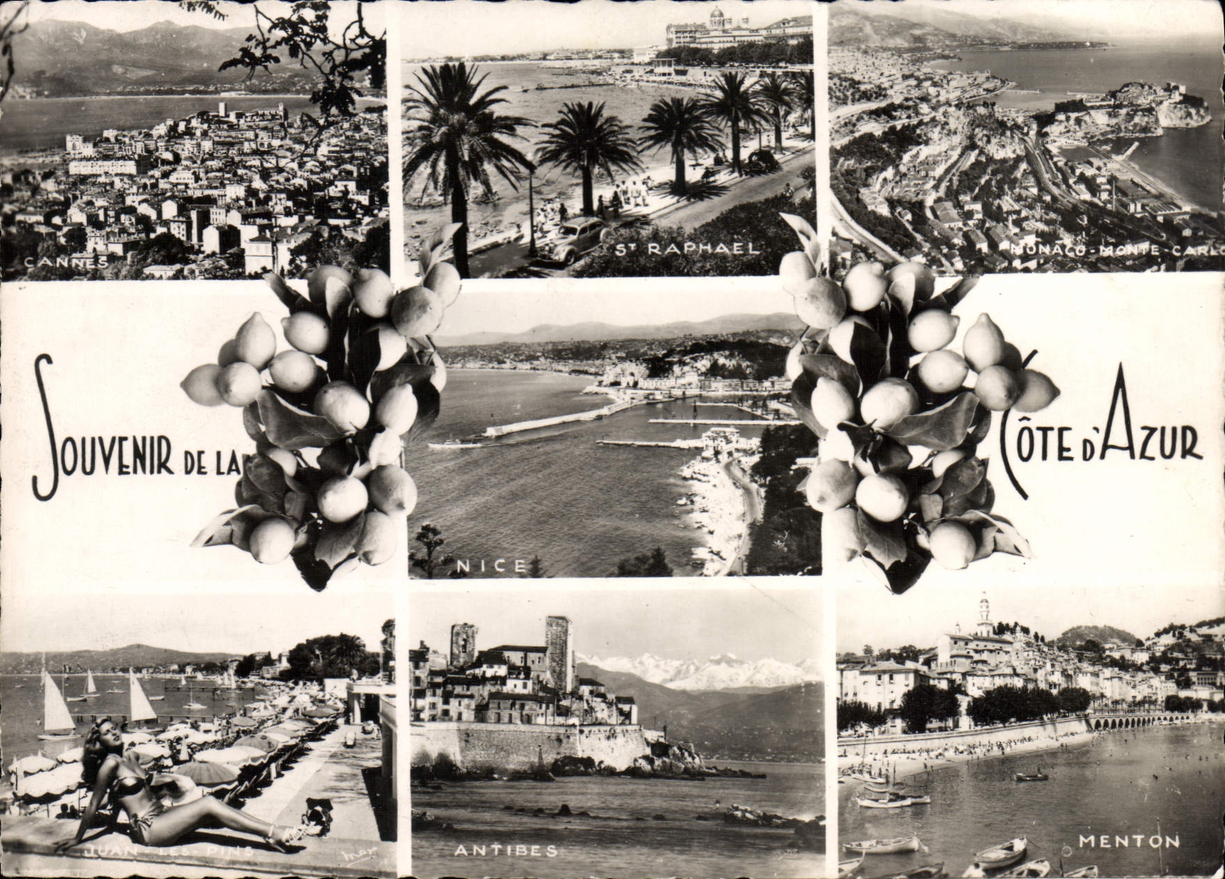 CPSM Cote d'Azur Souvenir