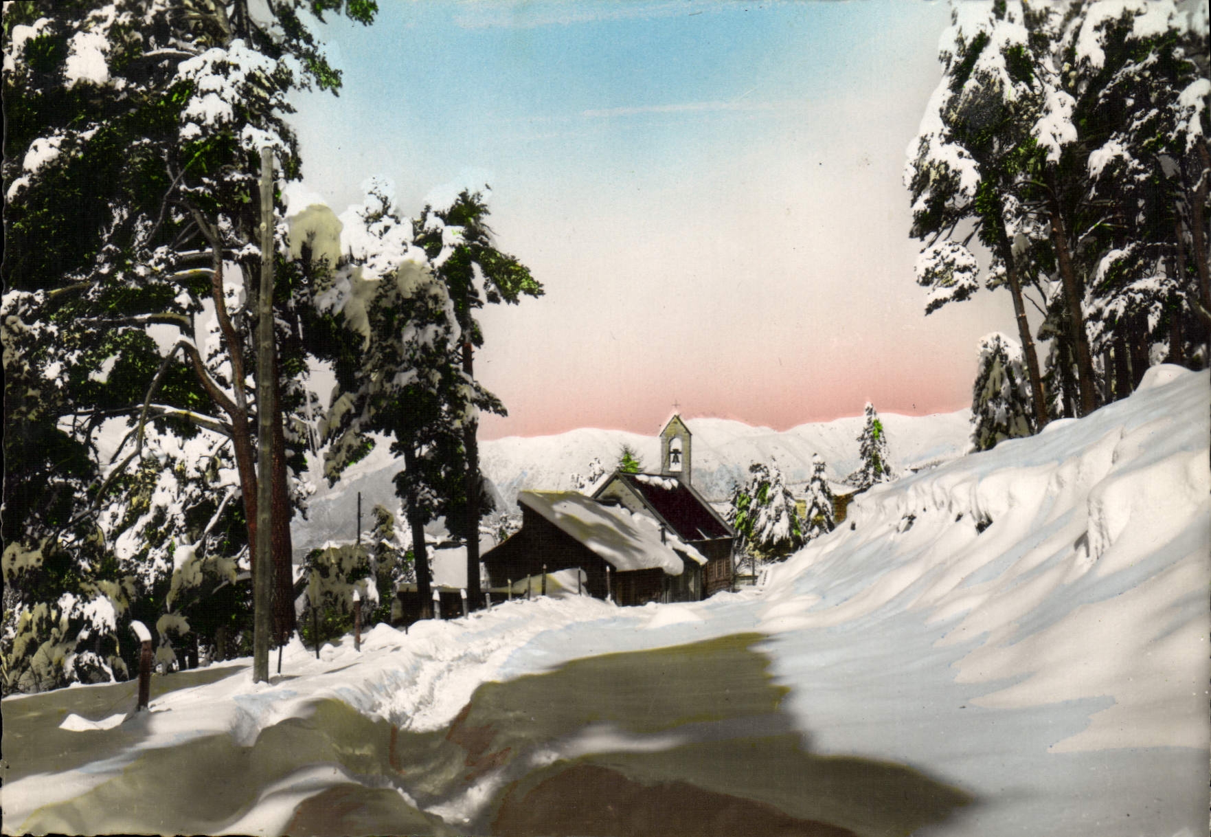 CPSM Peira Cava (A Malt 1500 m) Station d'Ete ideale et Sports d'Hiver La Chapelle et a Chaine des A