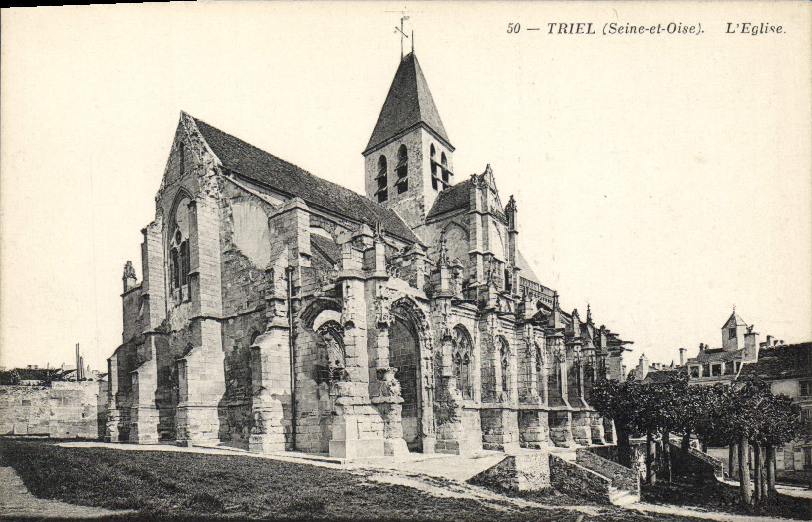 CPA Triel(Seine et Oise) L'Eglise