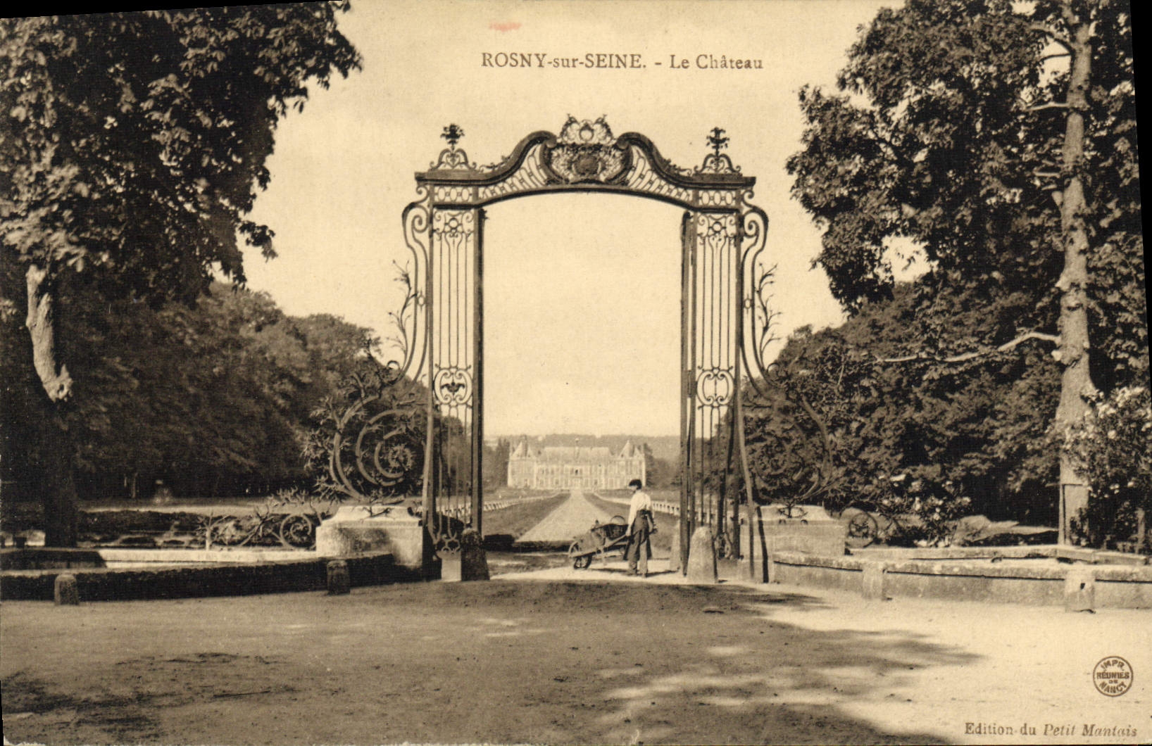 CPA Rosny sur Seine Le Chateau