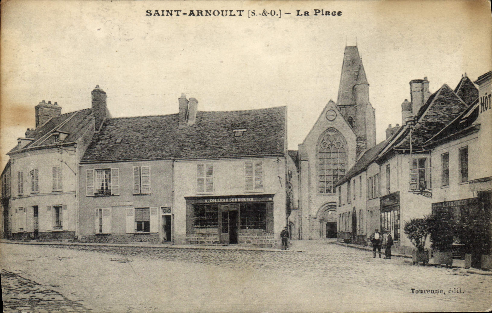 CPA Saint Arnoult (S et O) la Place