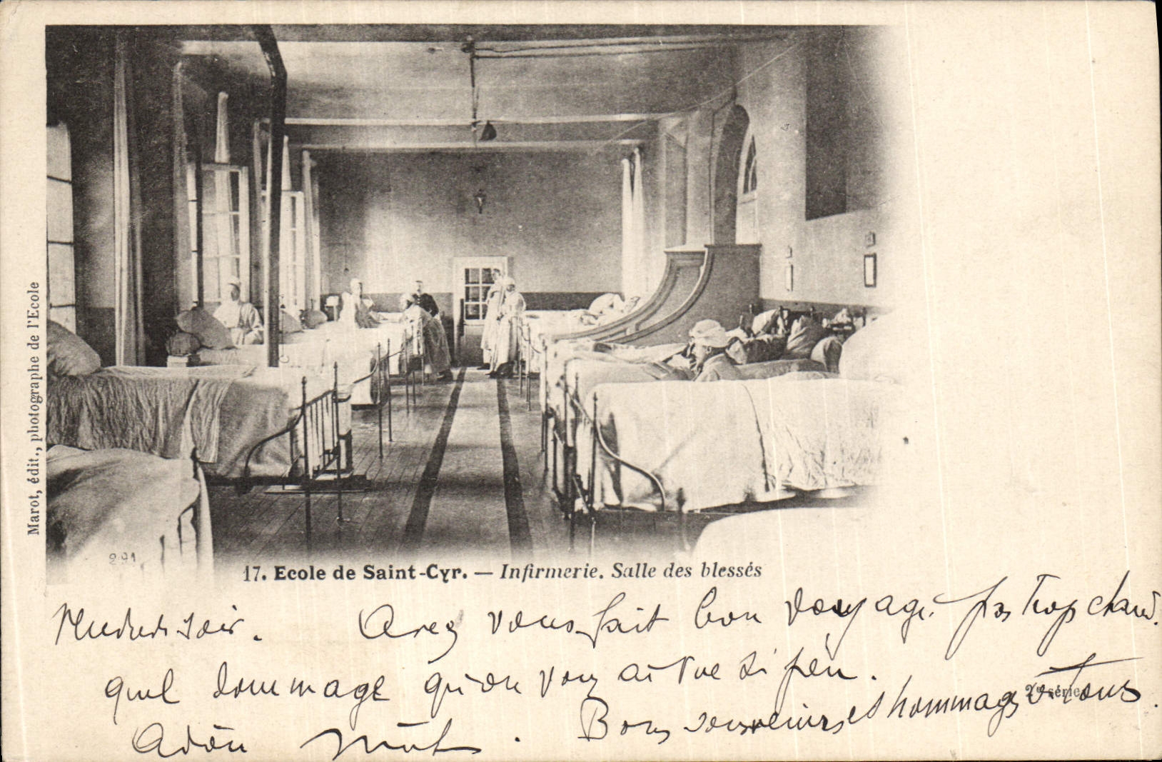 CPA Ecole de Sain Cyr Infirmerie Salle des Blesses
