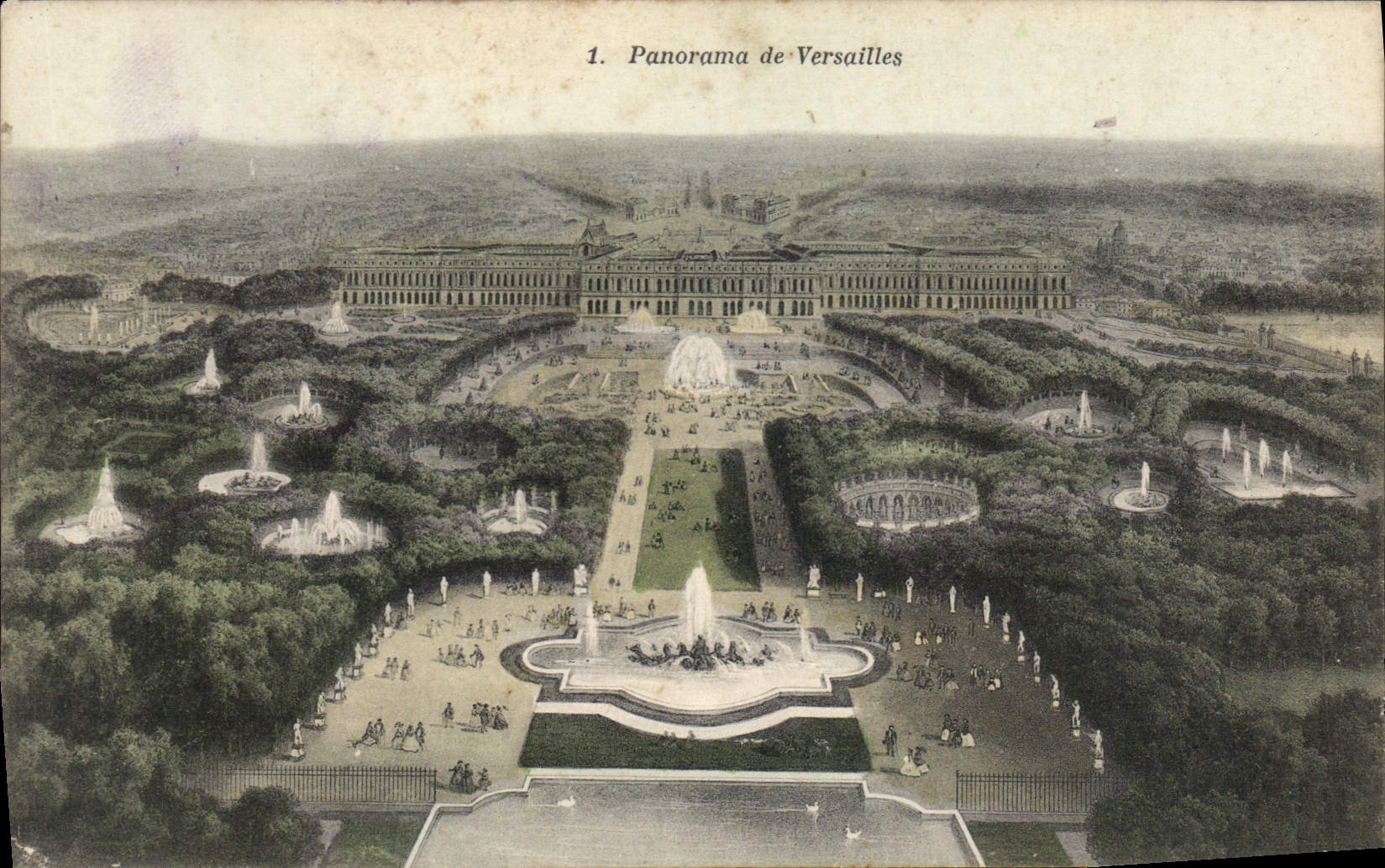 CPA Versailles Parnorama de Versailles
