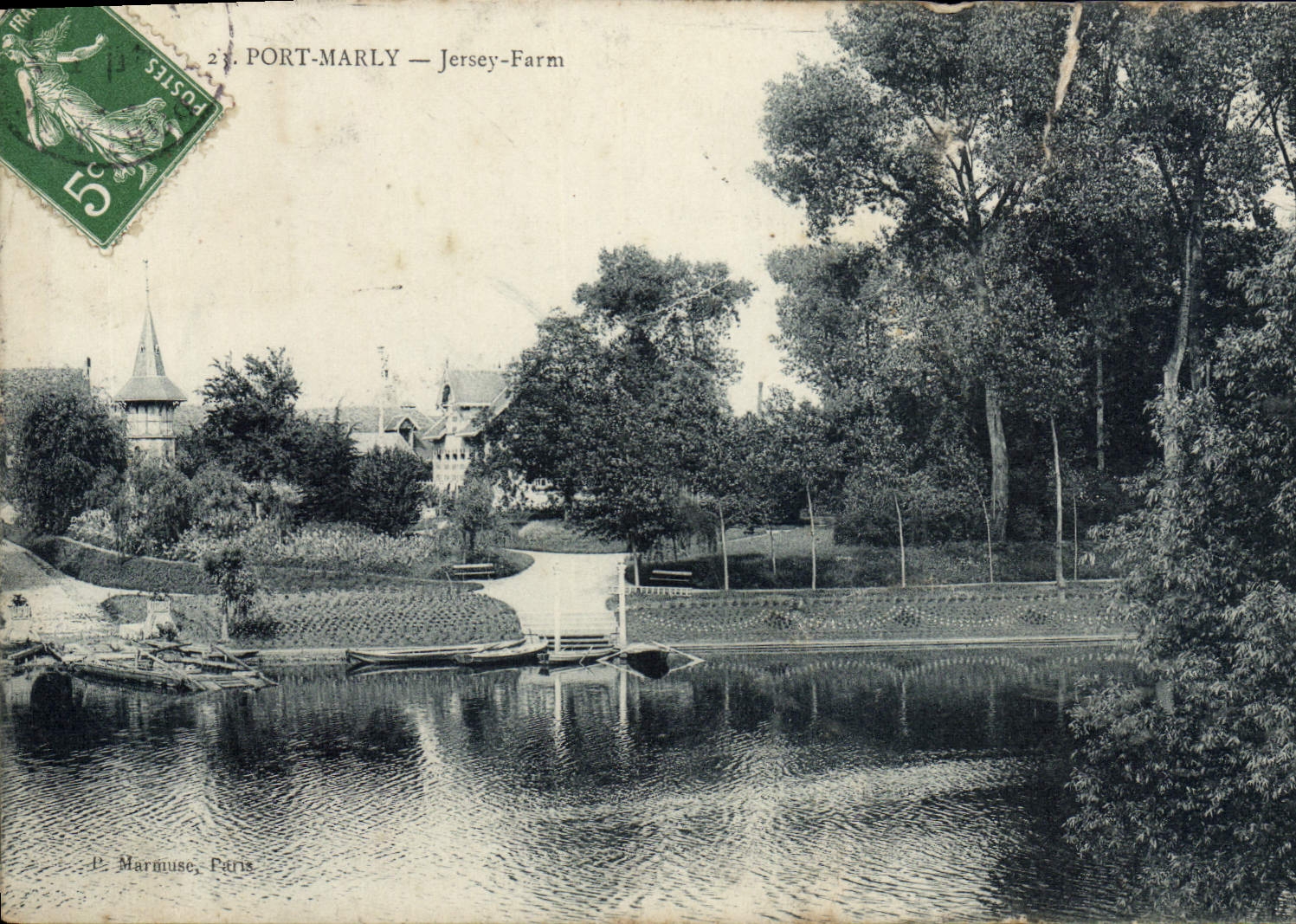 CPA Port Marly Jersey Farm