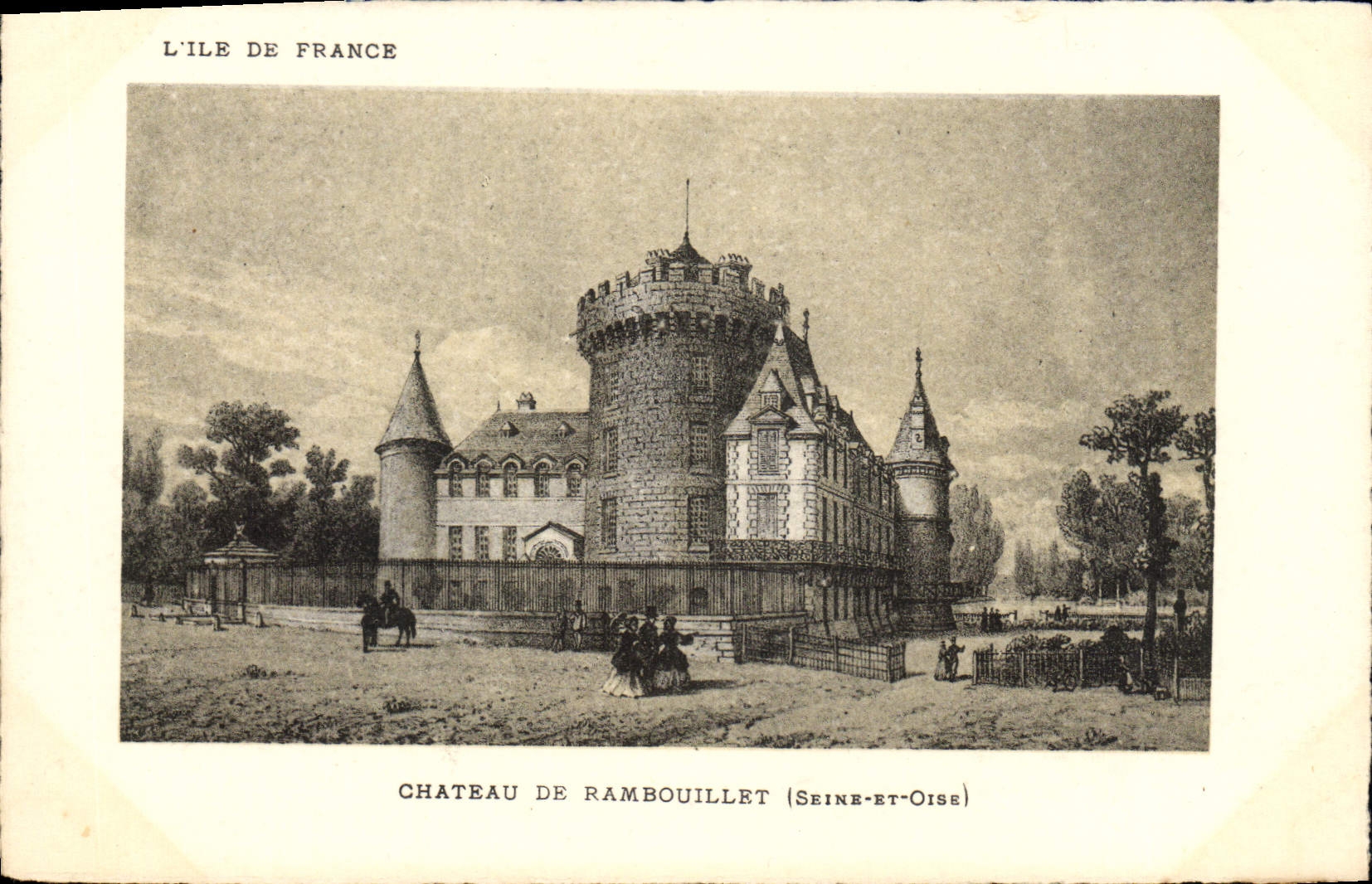 CPA Seine et Oise Chateau de Rambouillet