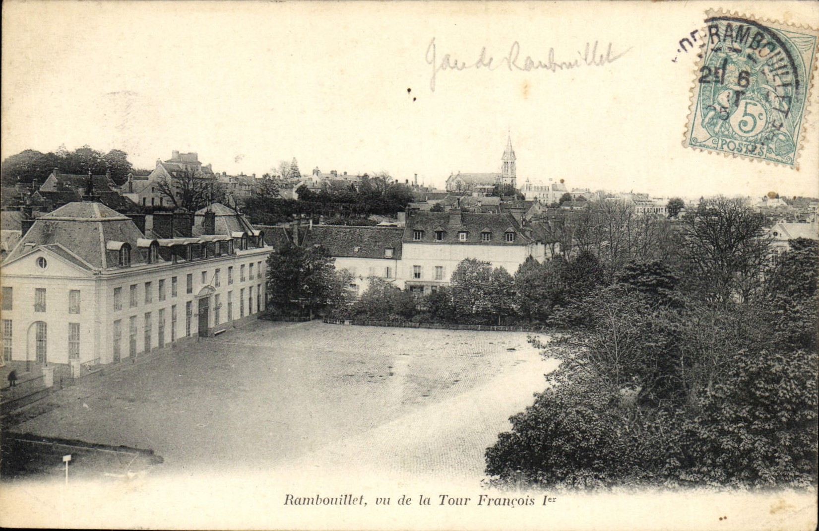 CPA Rambouillet vu de la Tour Francois Ier