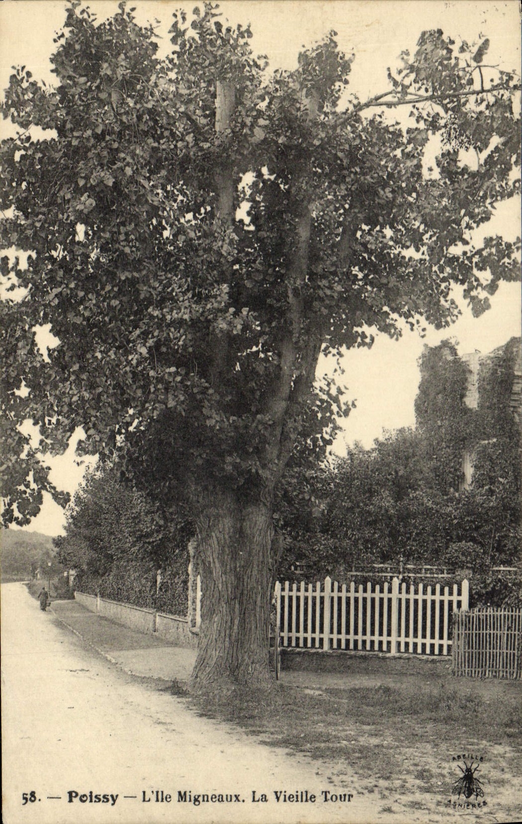 CPA Poissy L'Ile Migneaux La Vieille Tour
