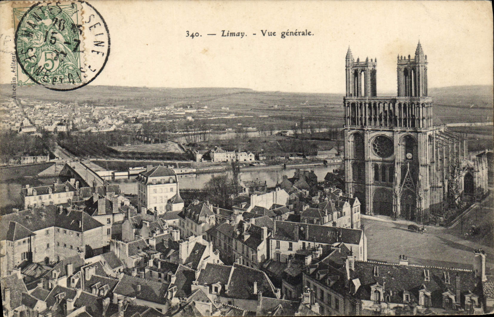 CPA Limay Vue generale