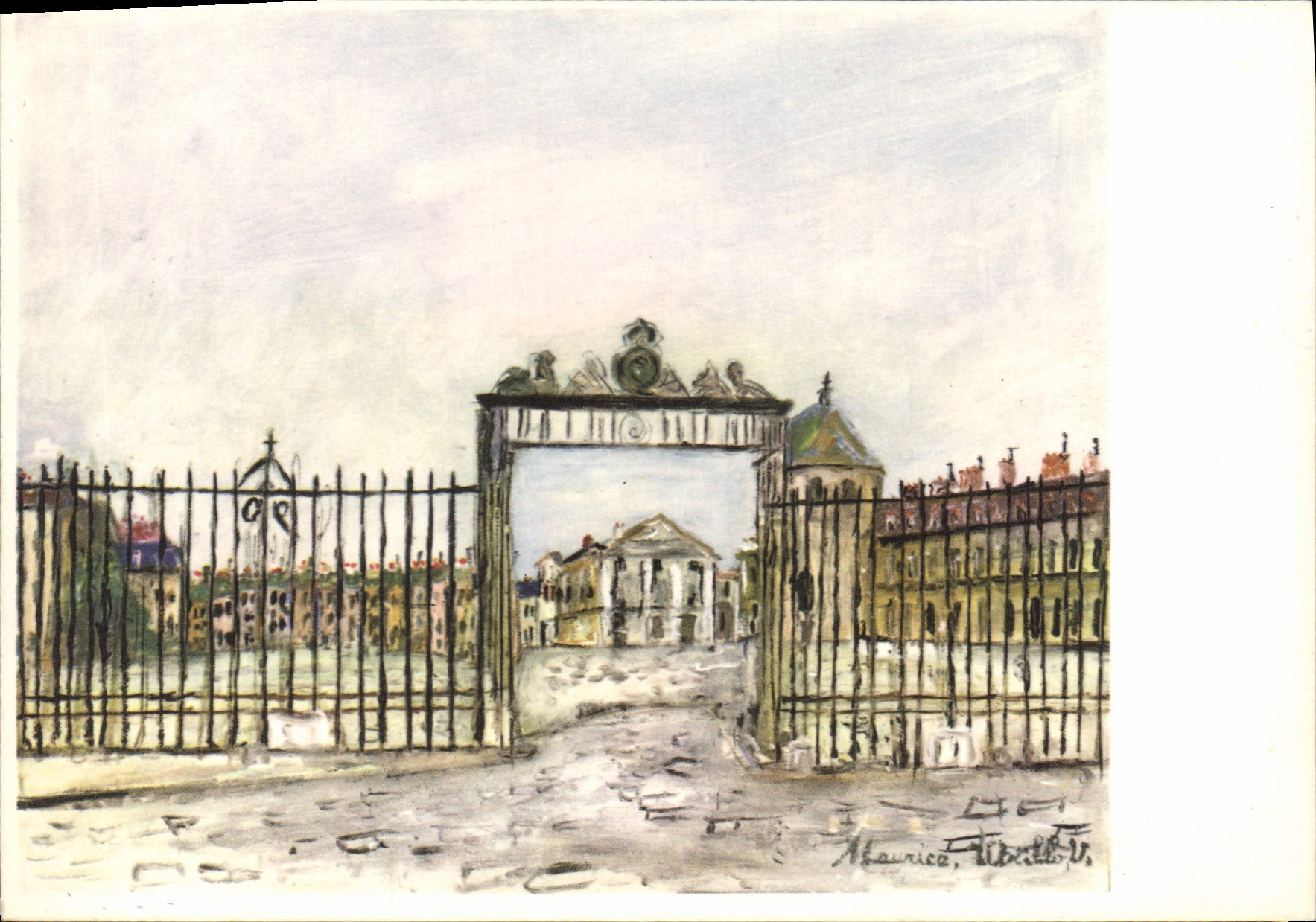 CPSM Versailles Utrillo le Chateau de Versailles
