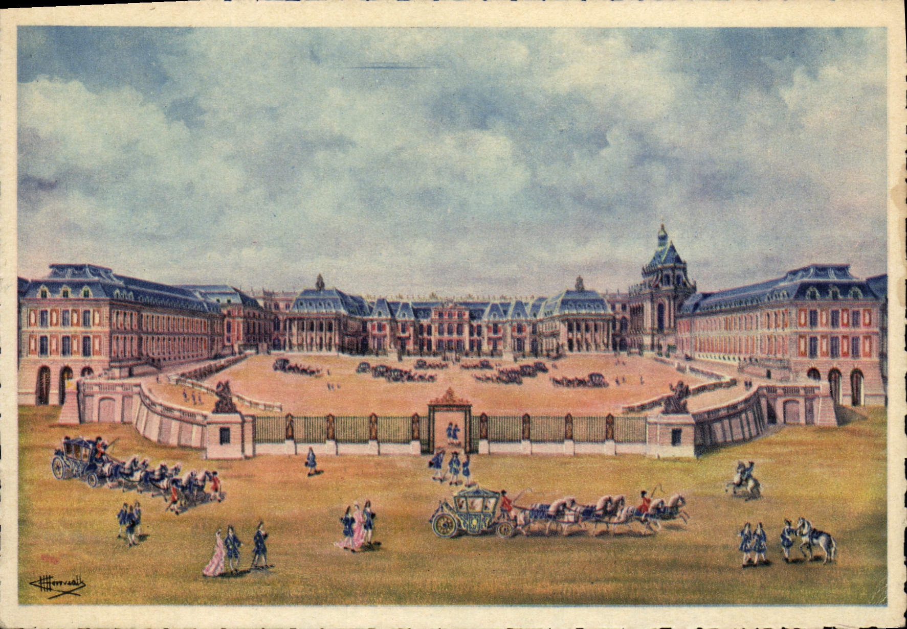 CPSM Versailles Chateau de Versailles Facade Exterieur