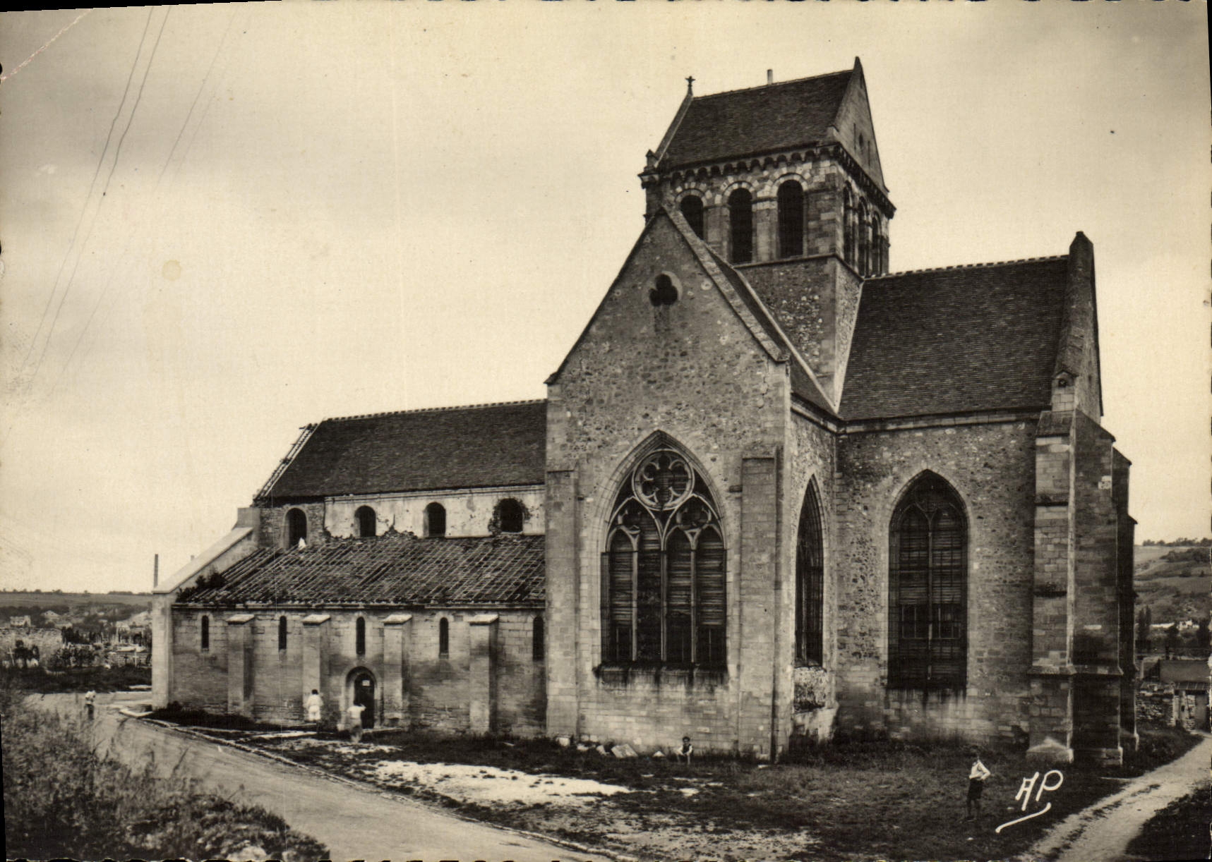 CPSM Gassicourt S et O l'Eglise