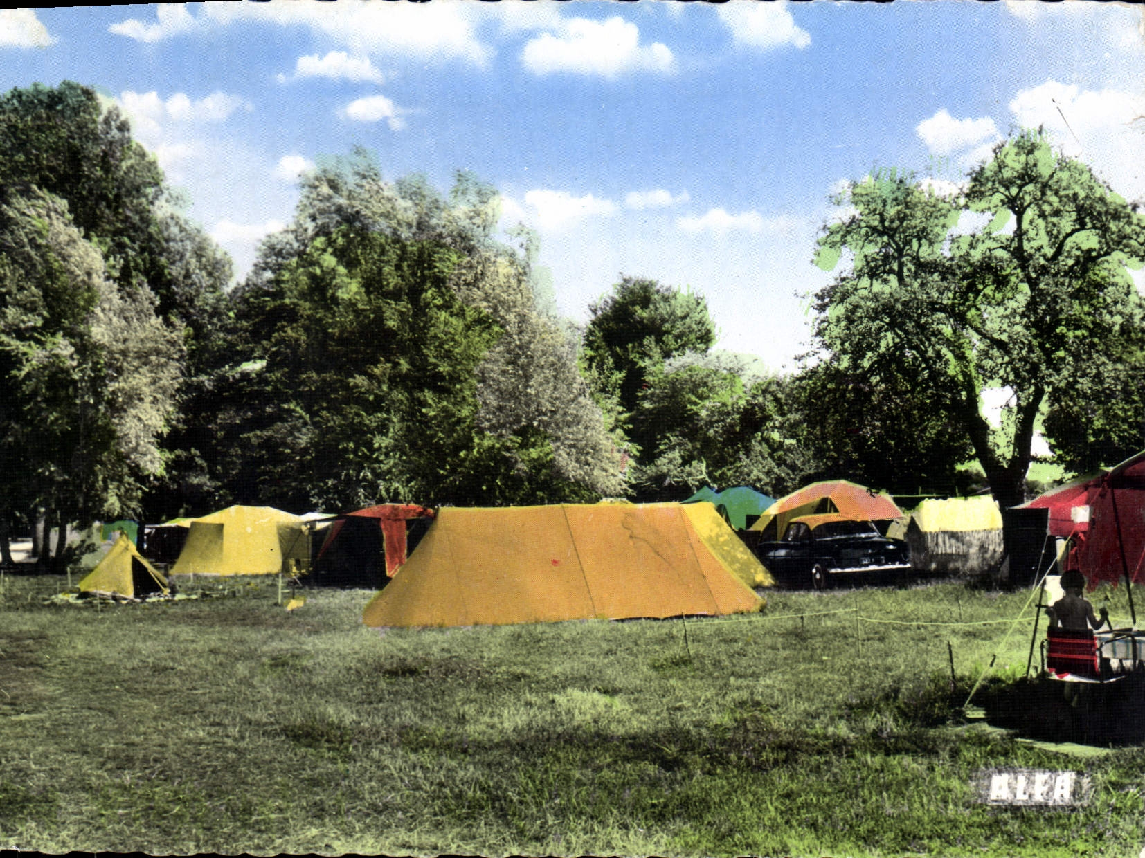 CPSM Saint Arnoult en Yvelines (S et O)  Le Camping