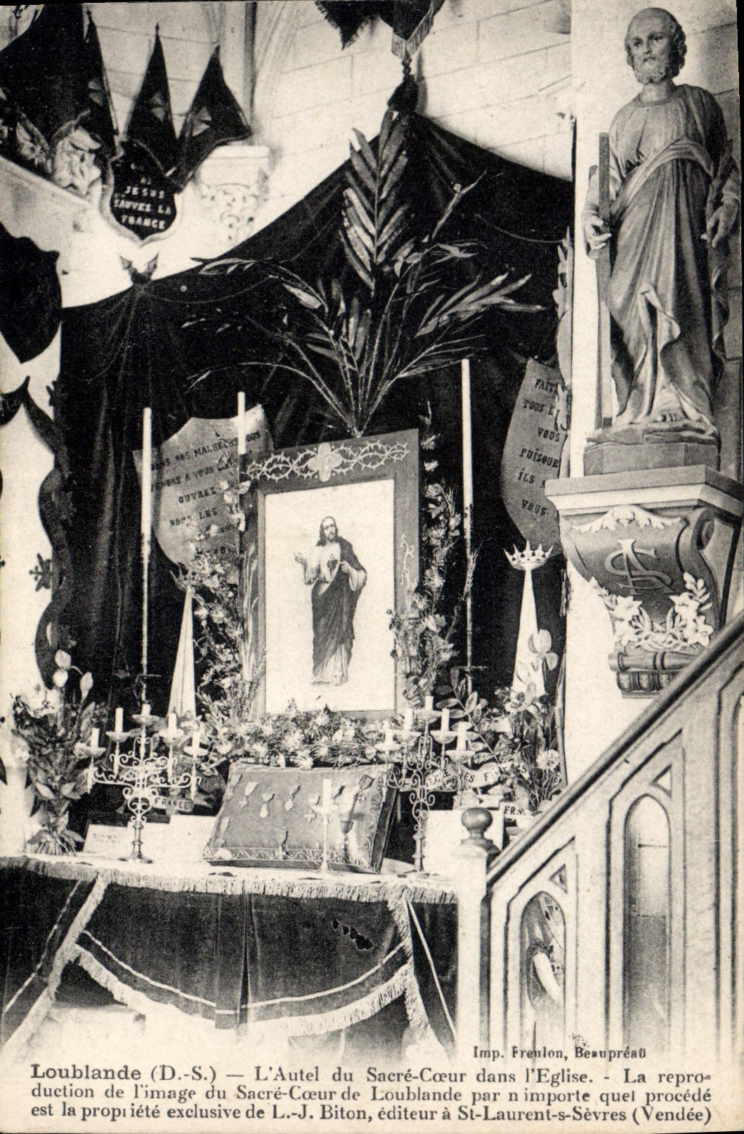 CPA Loublande (D S)L'Actuel du Sacre Coeur dans l'Eglise
