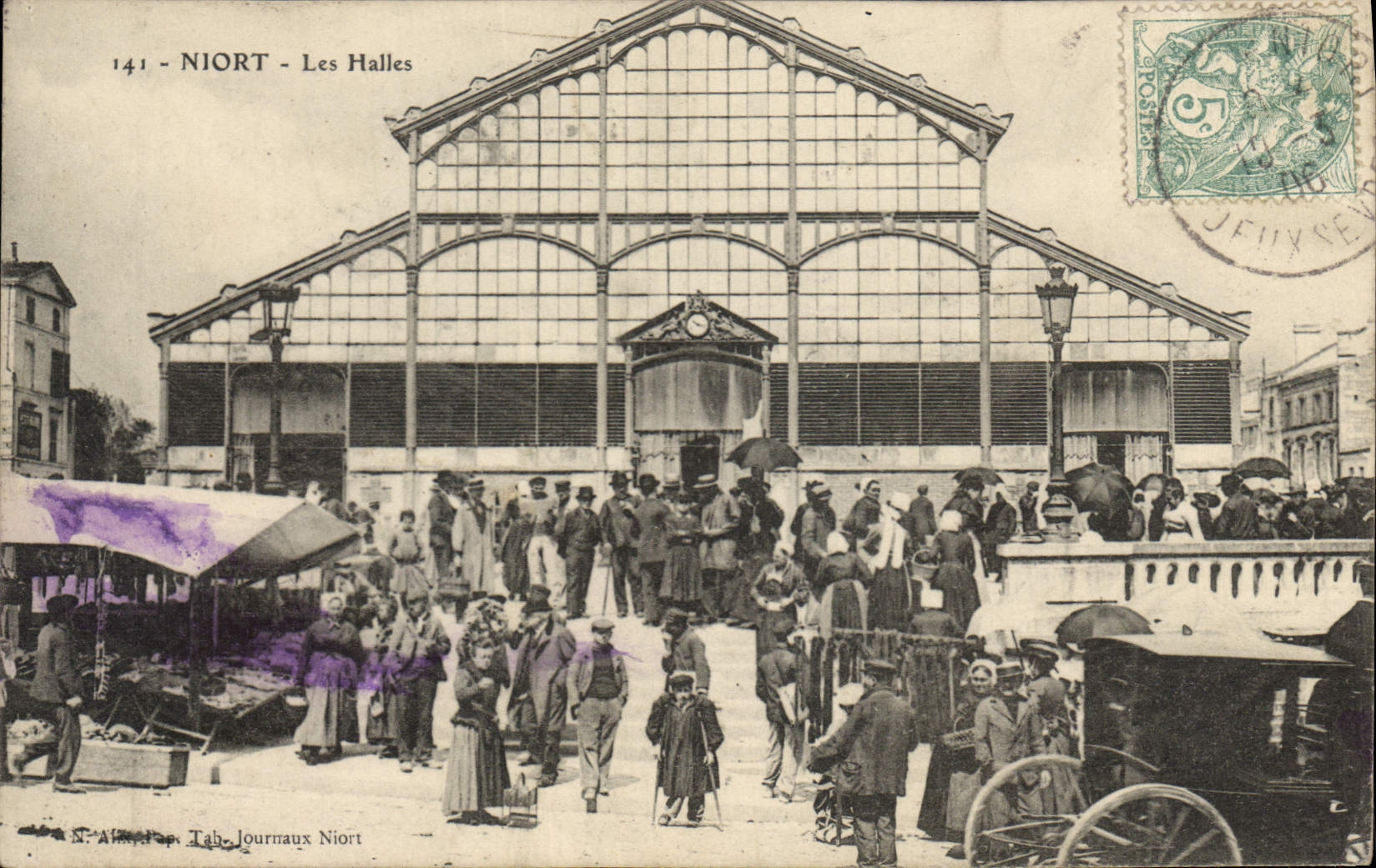 CPA Niort Les Halles