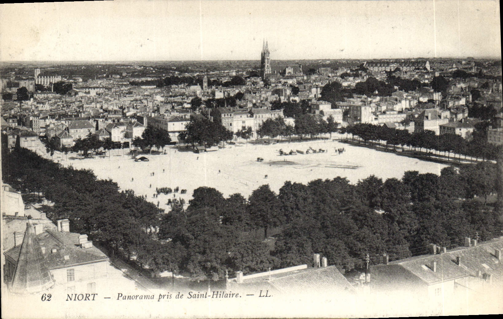 CPA Niort Panorama pris de Saint Hilaire