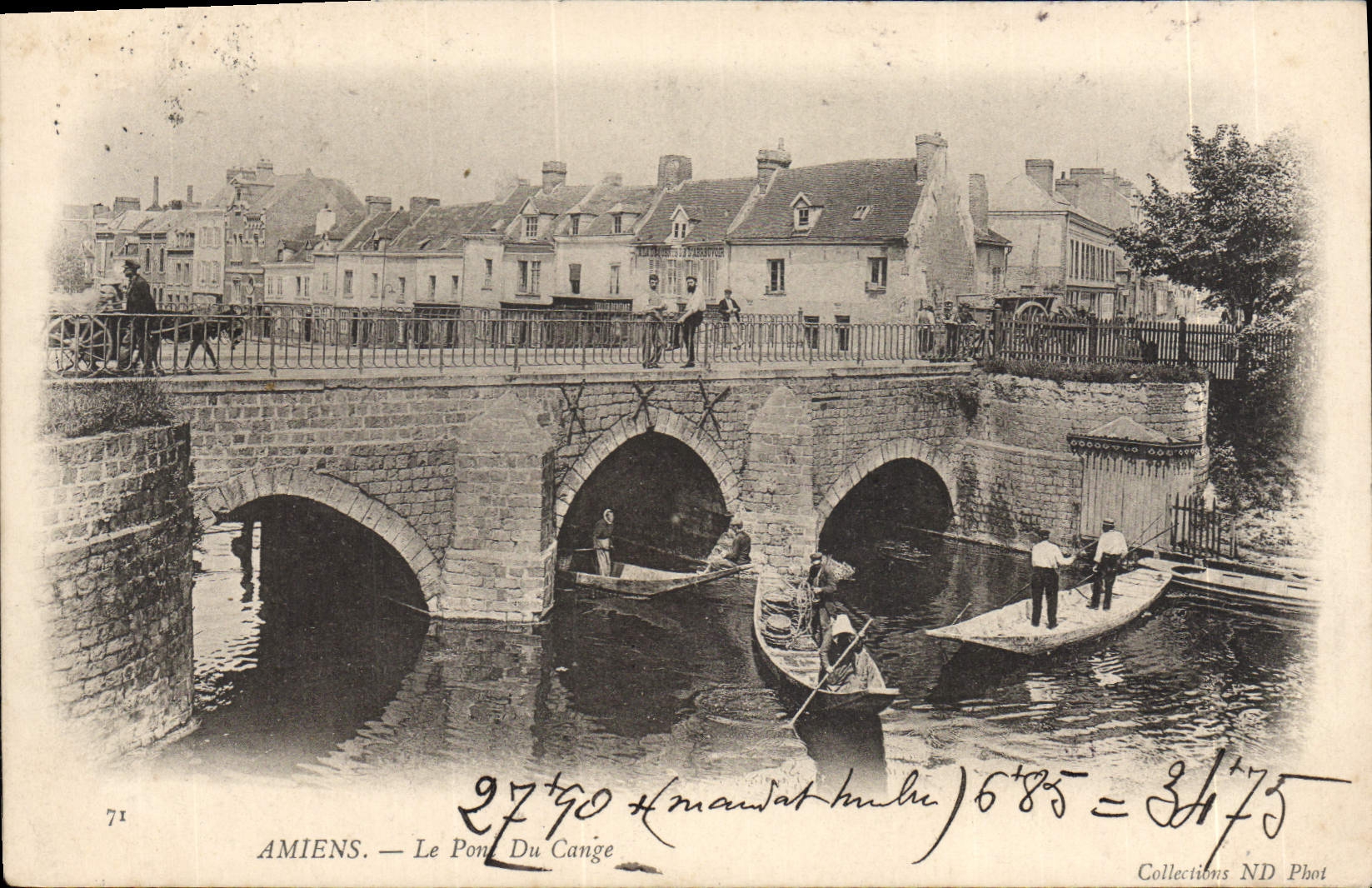 CPA Amiens Le Pont du Cange