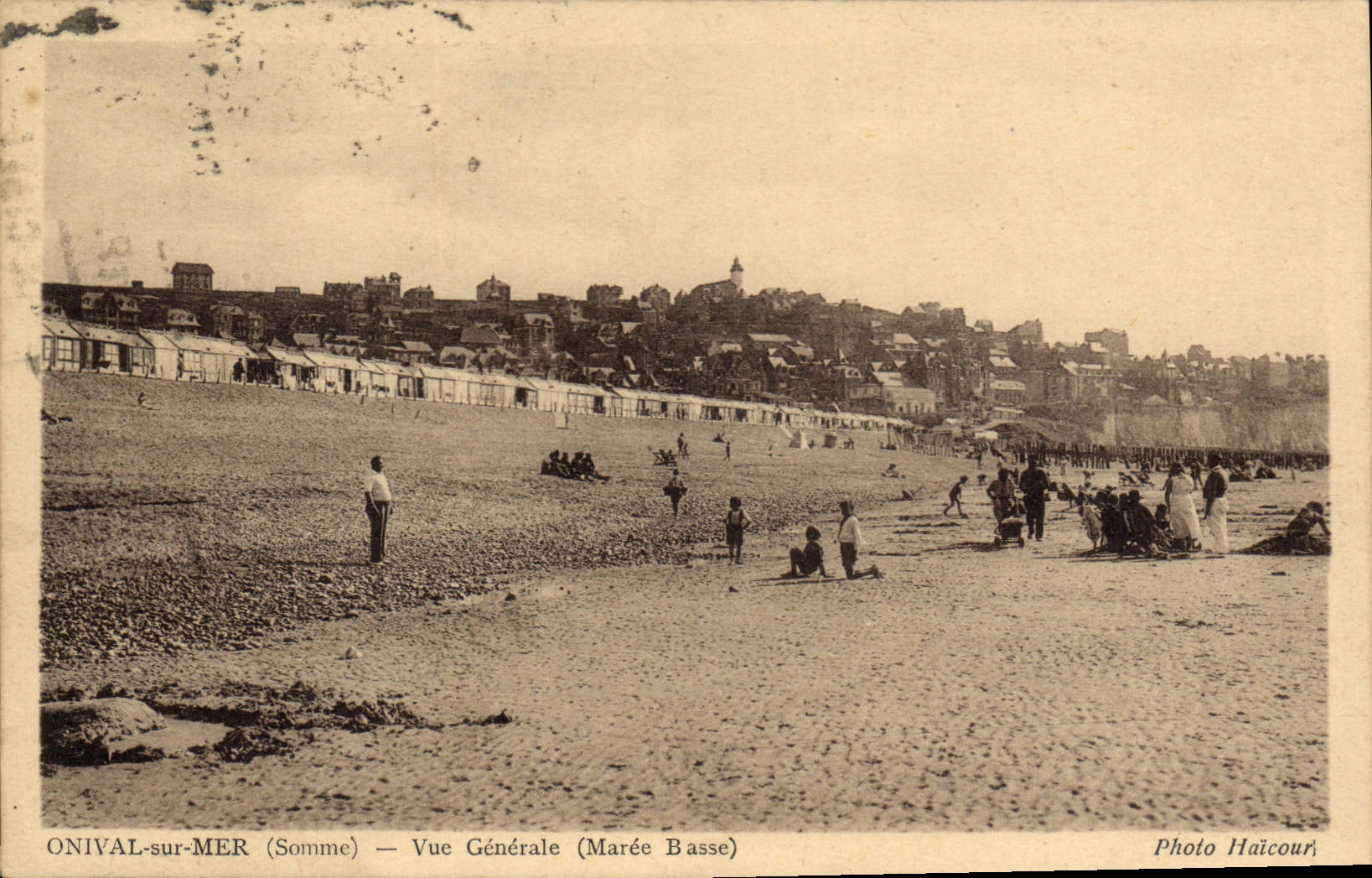 CPA Onival sur Mer Vue Generale (Maree Basse)