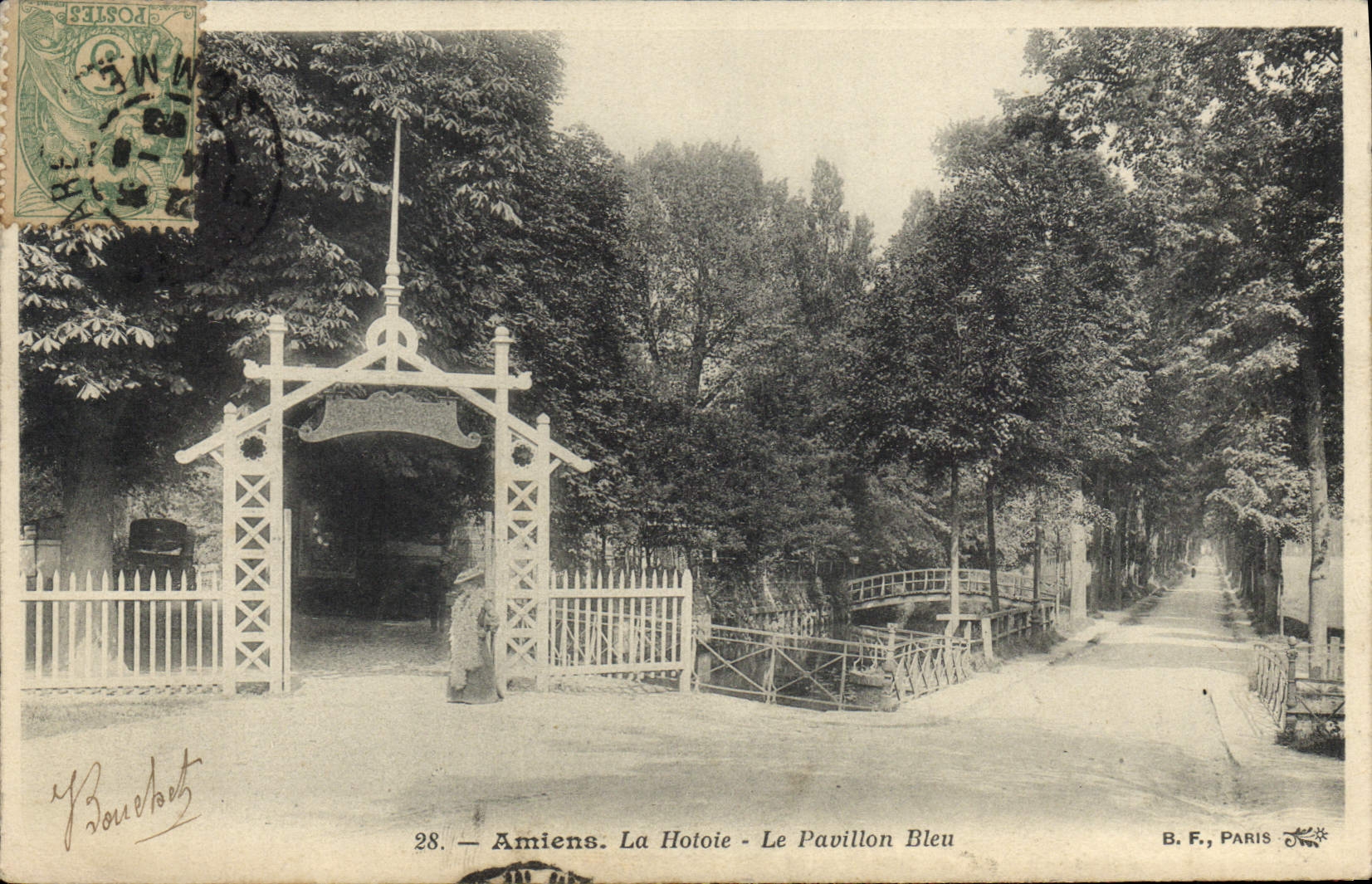 CPA Amiens La Hotoie Le Pavillon Bleu