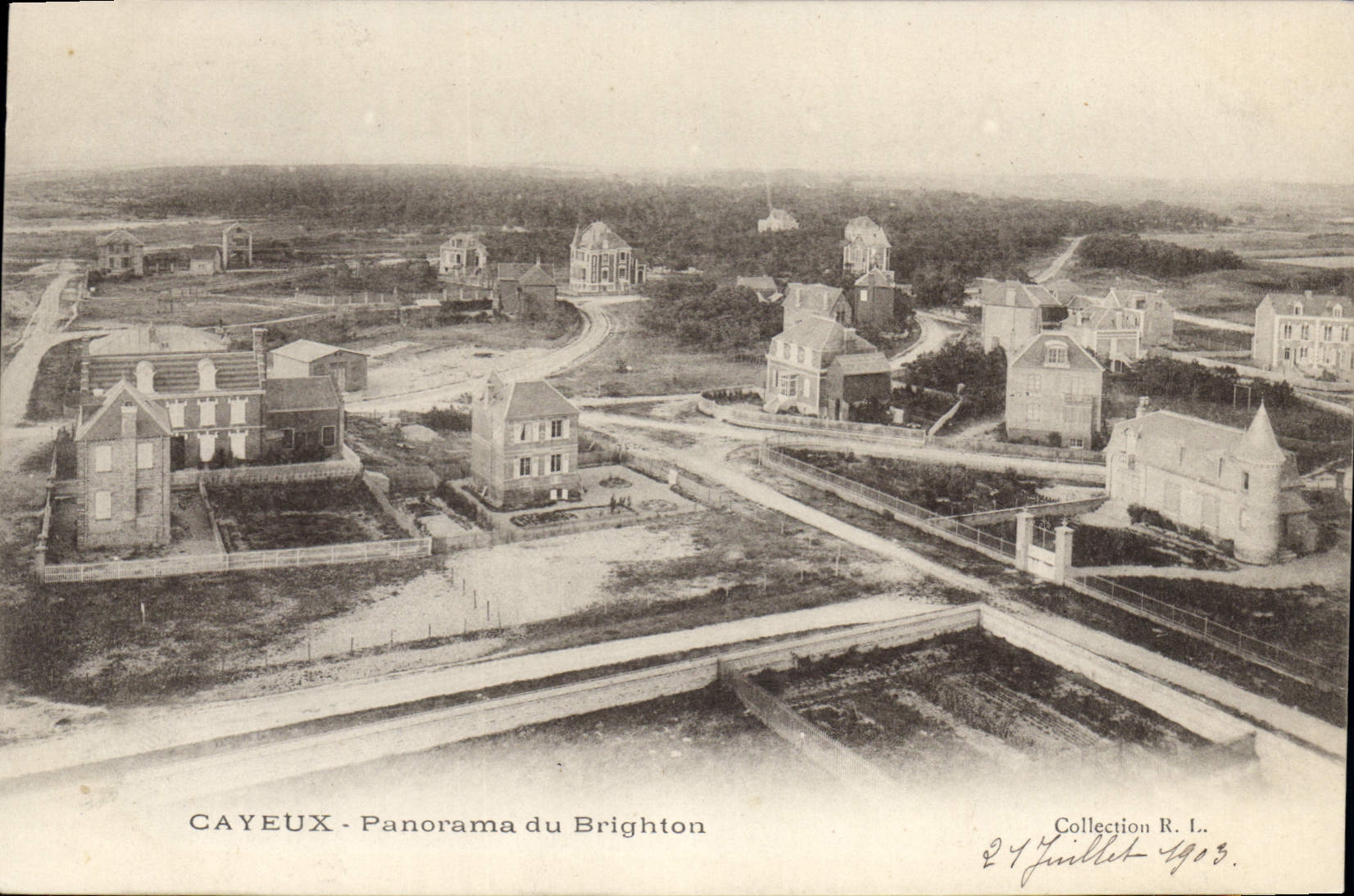 CPA Cayeux Panorama du Brighton