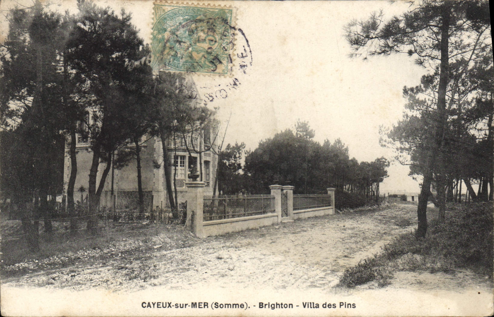 CPA Cayeux sur Mer (Somme) Brighton Villa des Pins