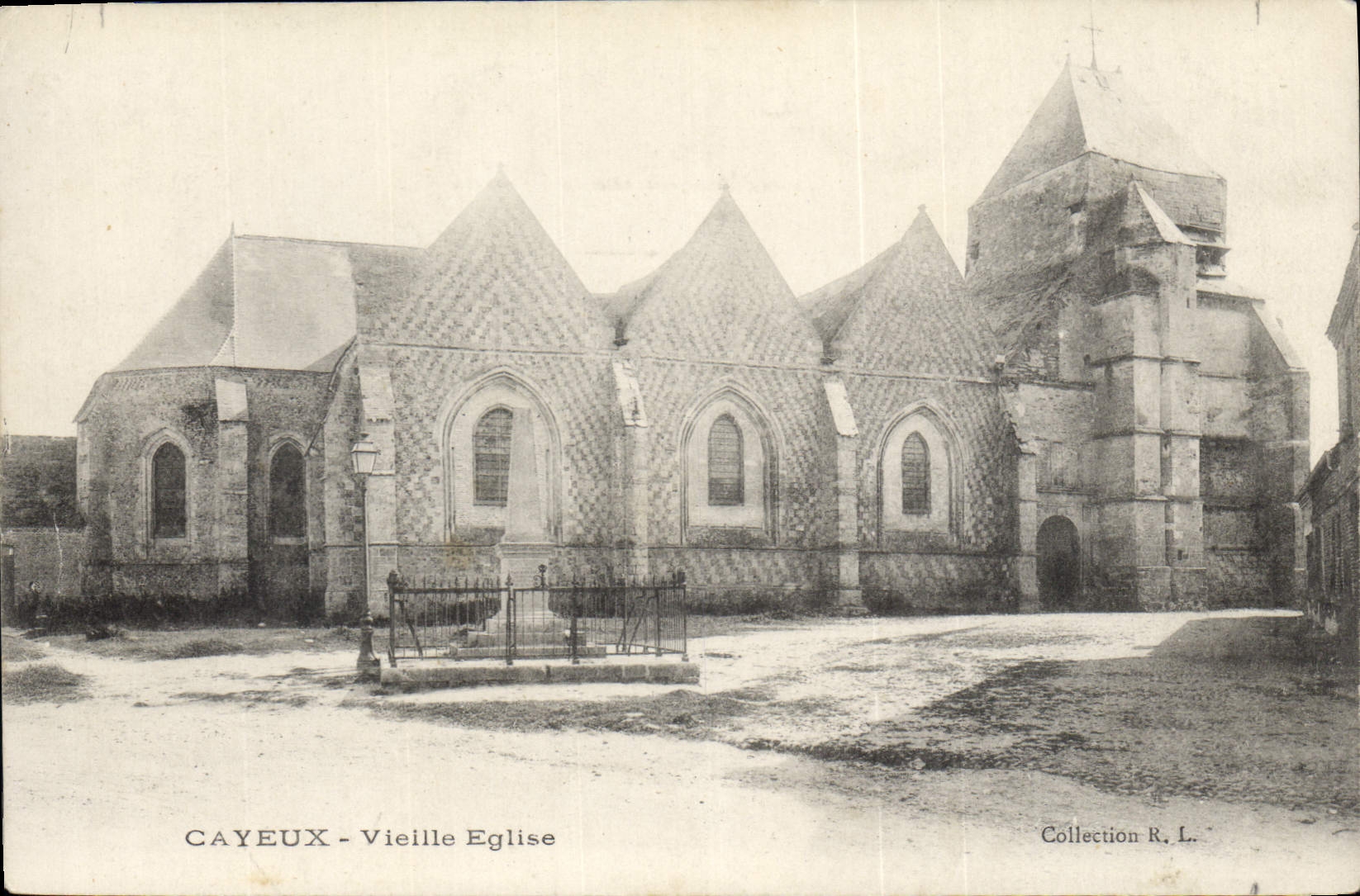 CPA Cayeux Vielle Eglise