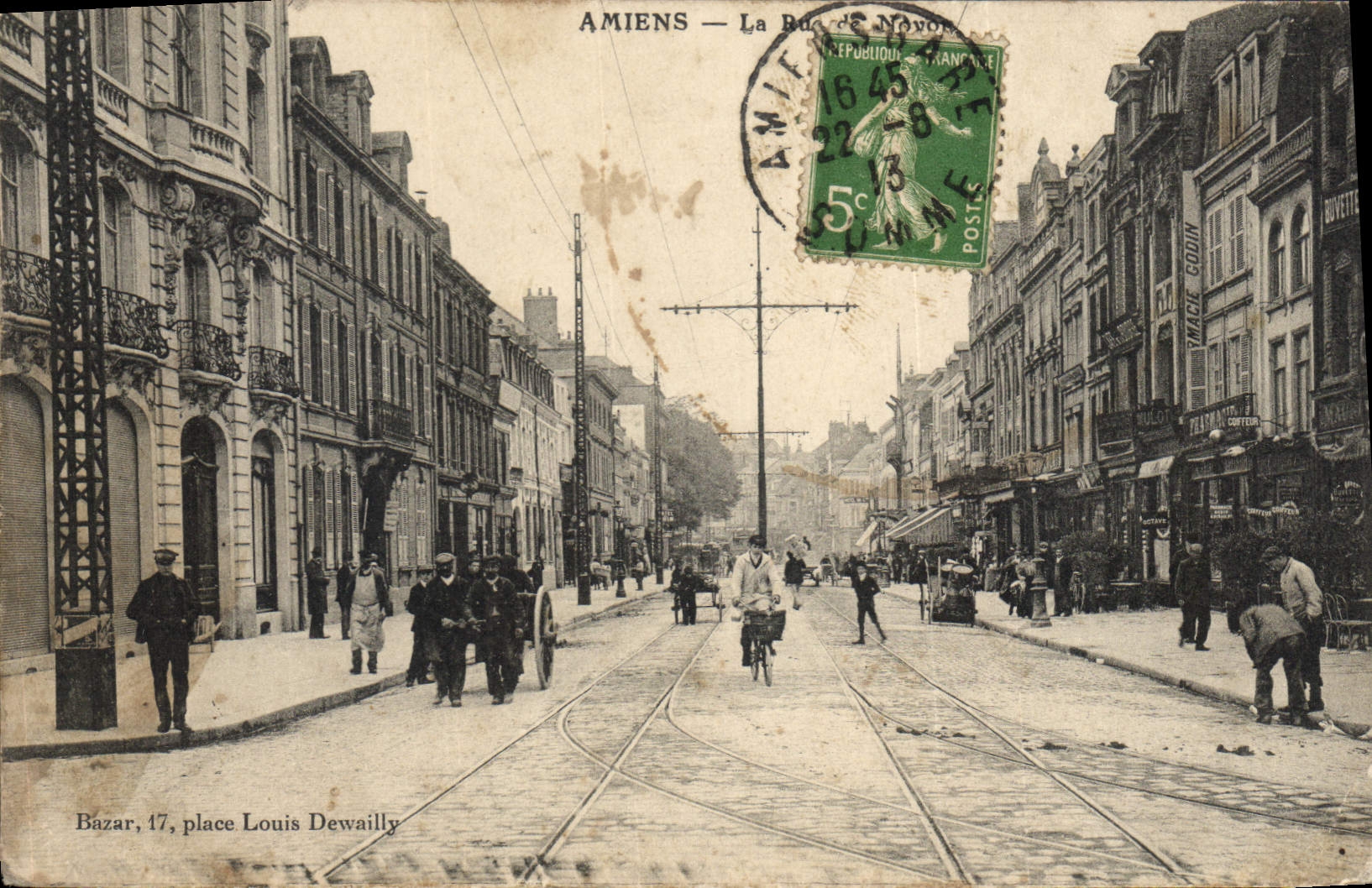 CPA Amiens La Rue