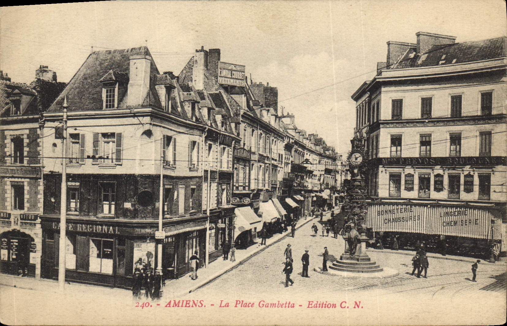 CPA Amiens La Place Gambella
