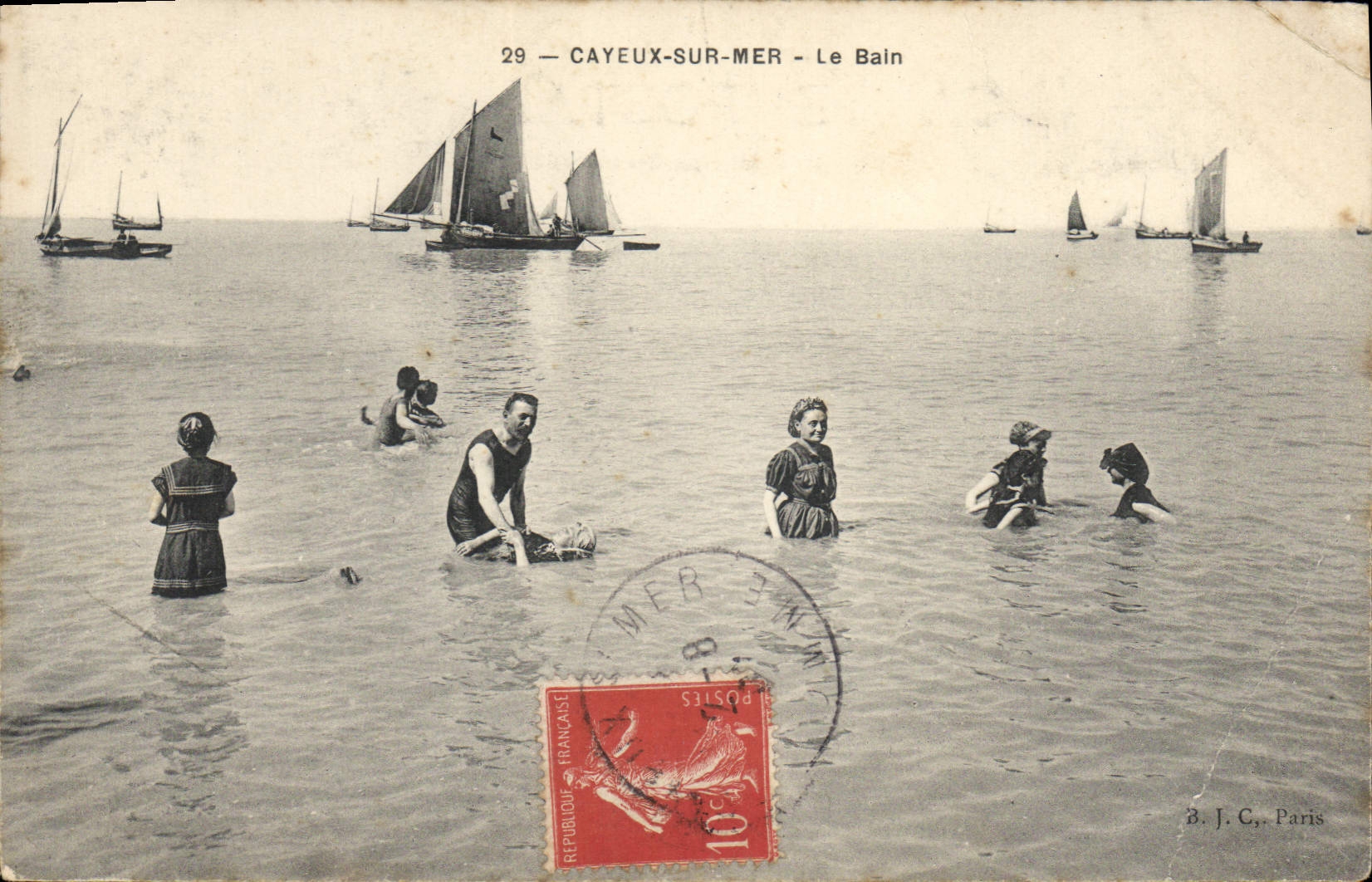 CPA Cayeux sur Mer Le Bain