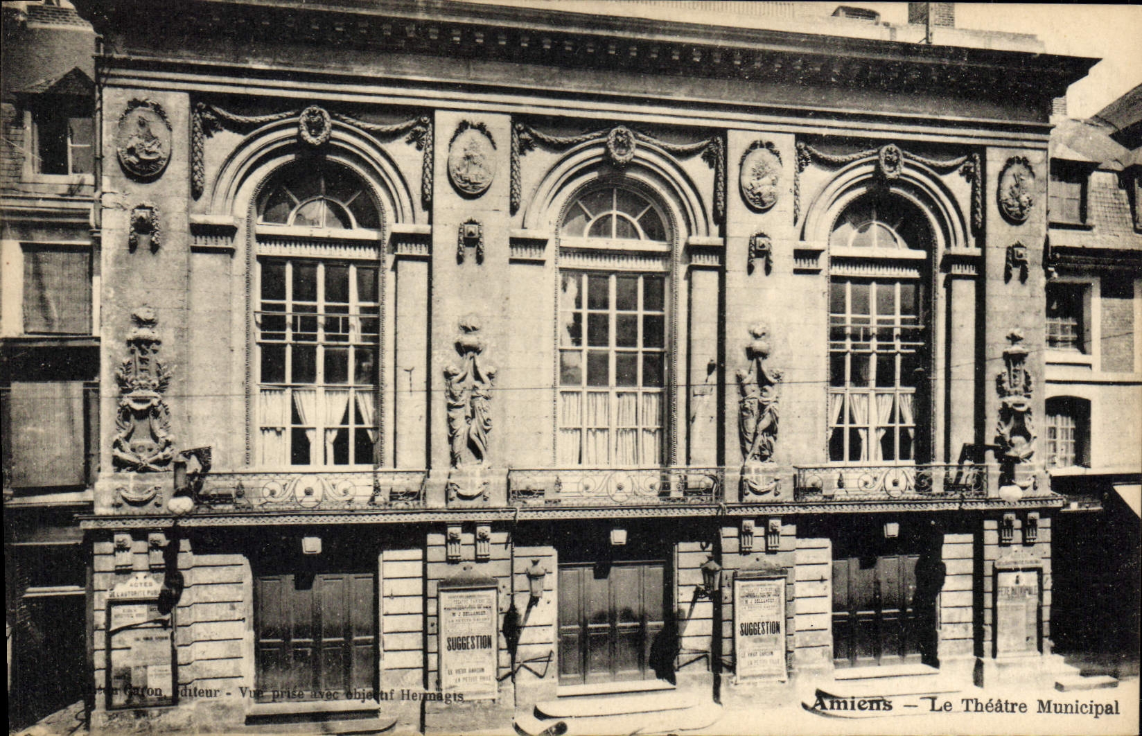 CPA Amiens Le Theatre Municipal