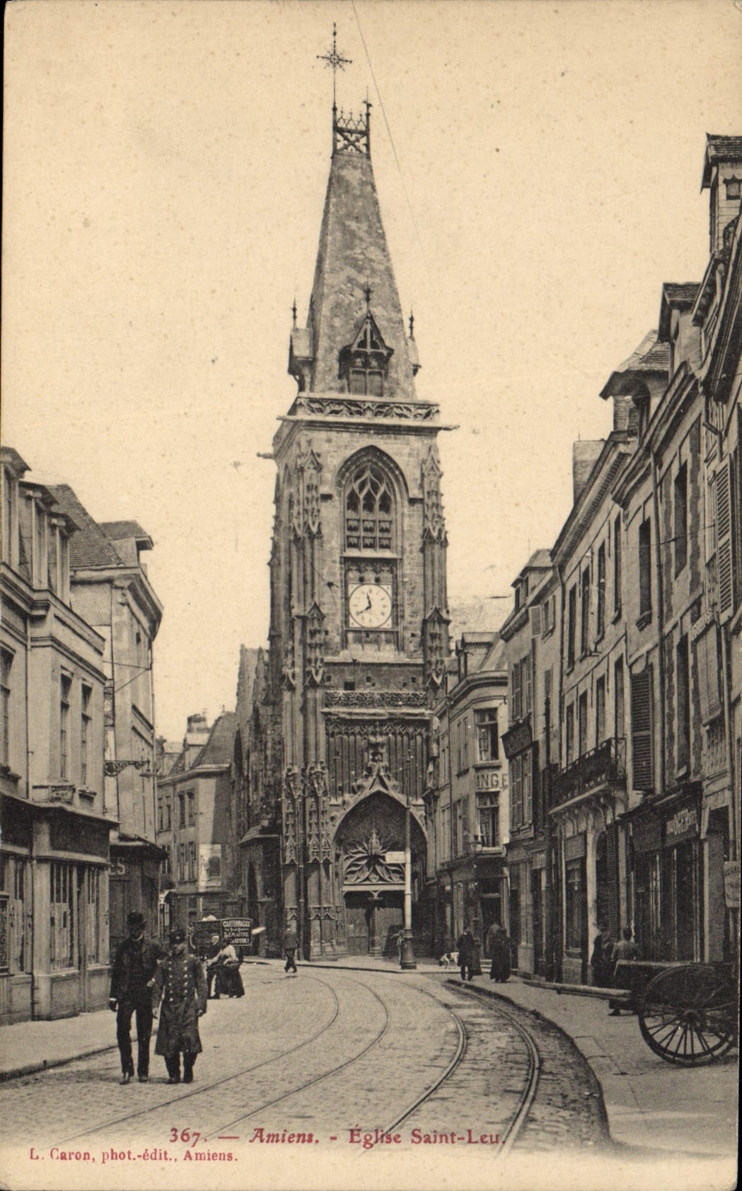 CPA Amiens Eglise Saint Leu