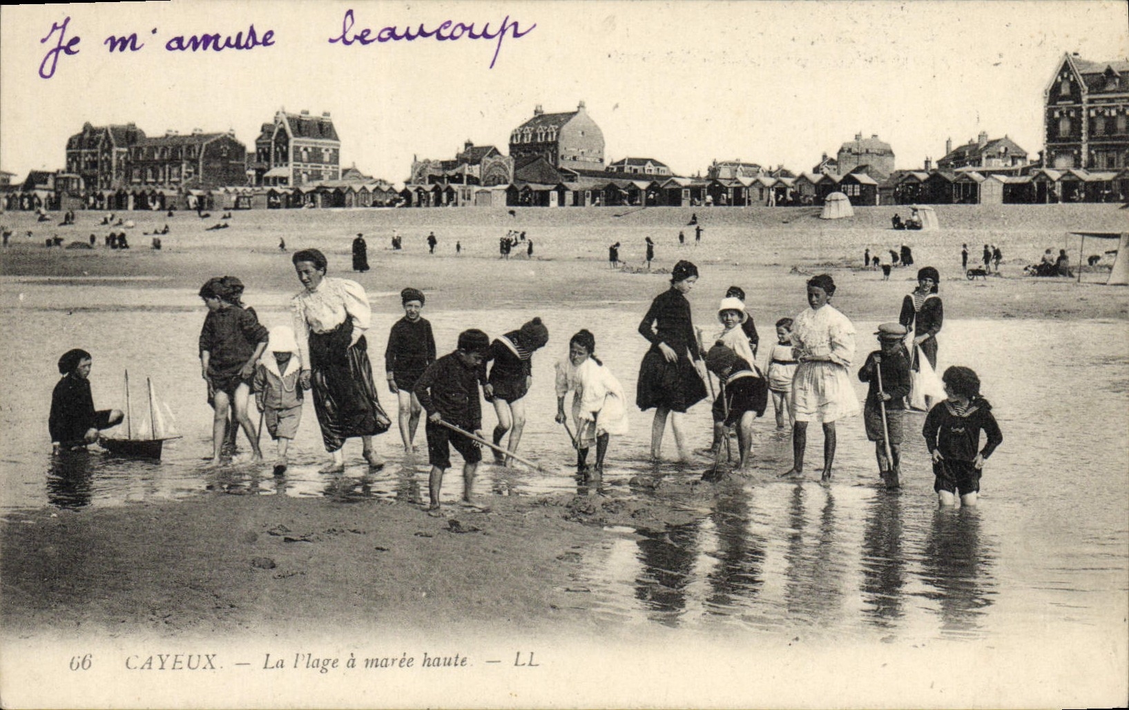 CPA Cayeux La Plage a maree haute