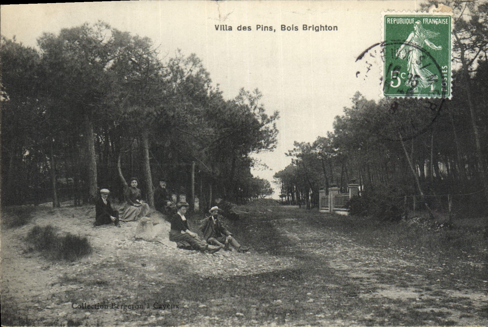 CPA Cayeux Villa des Pins Bois Brighton