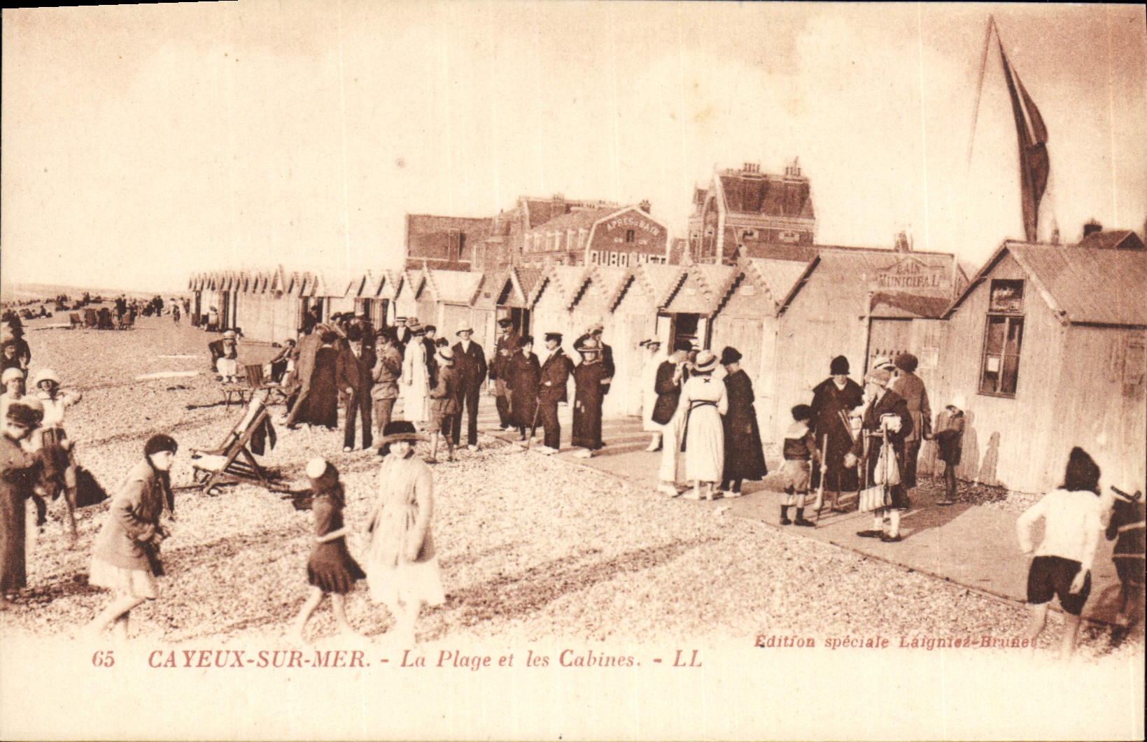 CPA Cayeux sur Mer La Plage et les Cabines