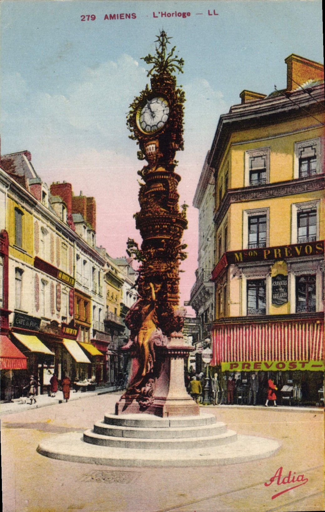 CPA Amiens L'Horloge