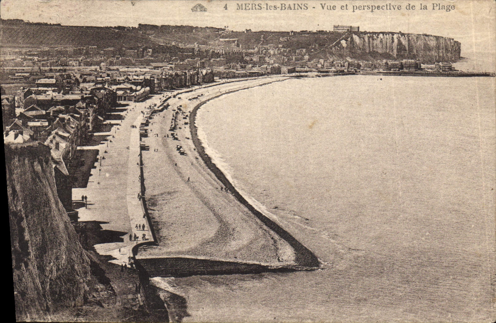 CPA Mers les Bains Vue et perspective de la Plage