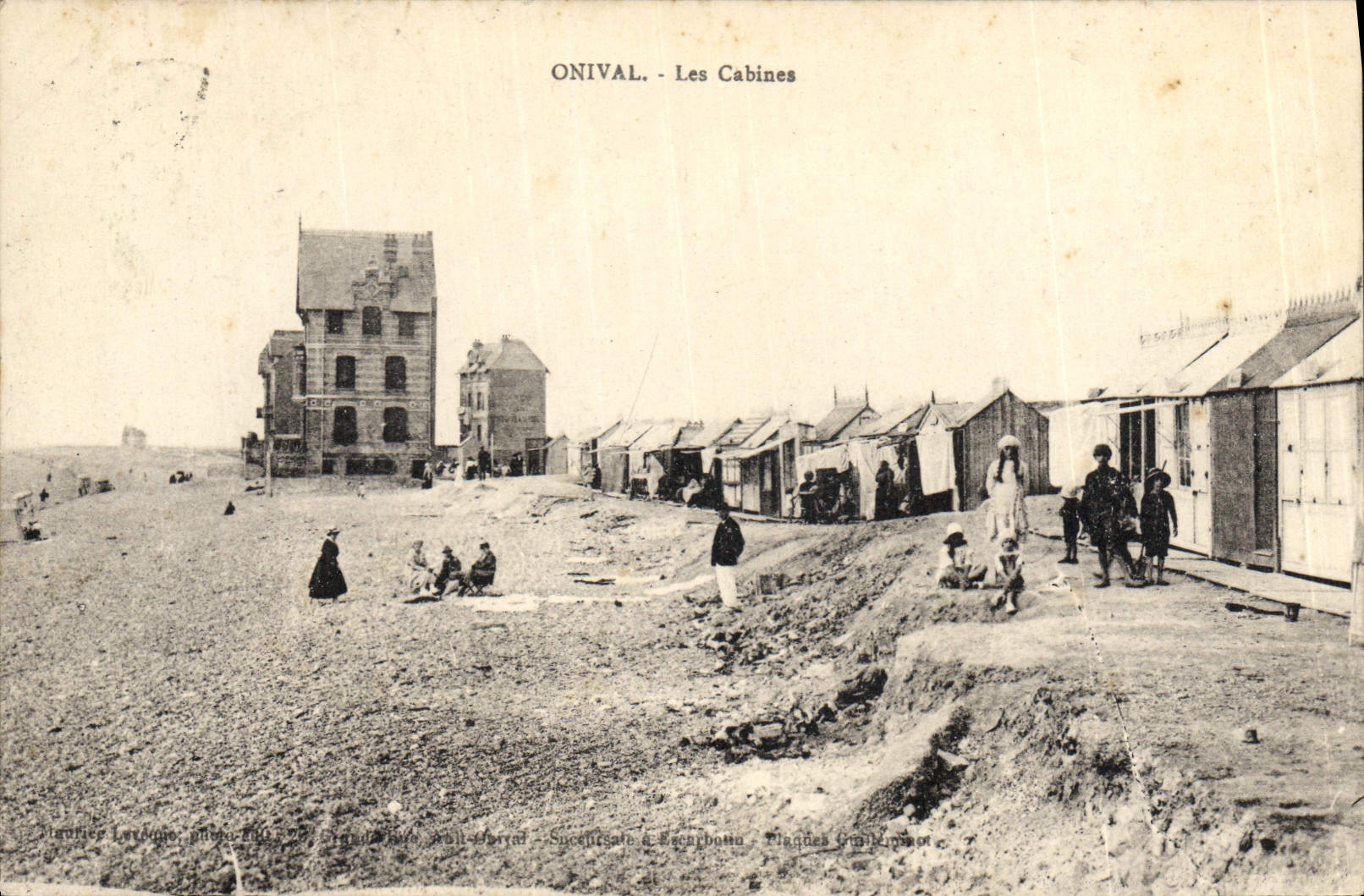 CPA Onival Les Cabines